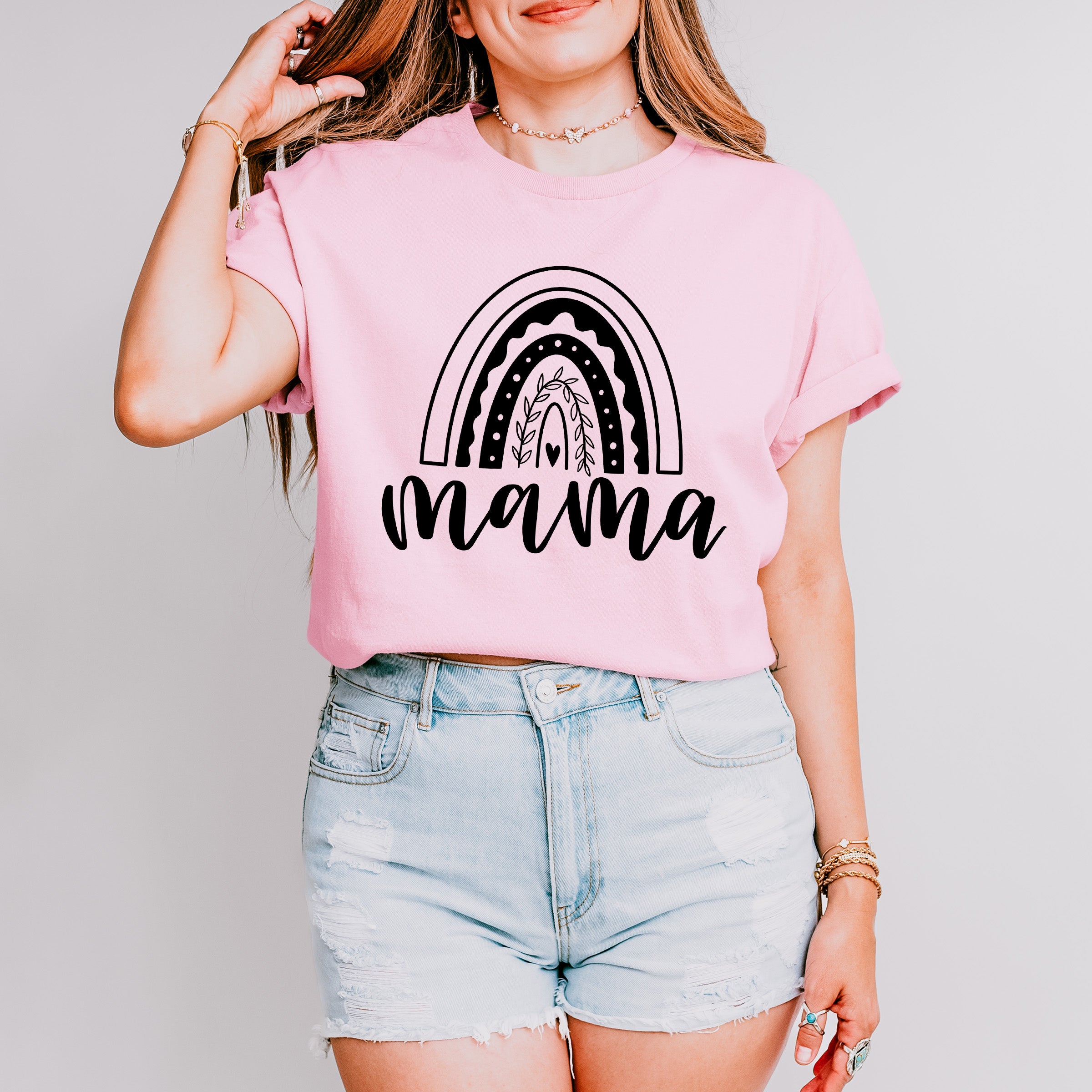 Mama Mother's Day Unisex Crewneck T-Shirt Sweatshirt Hoodie