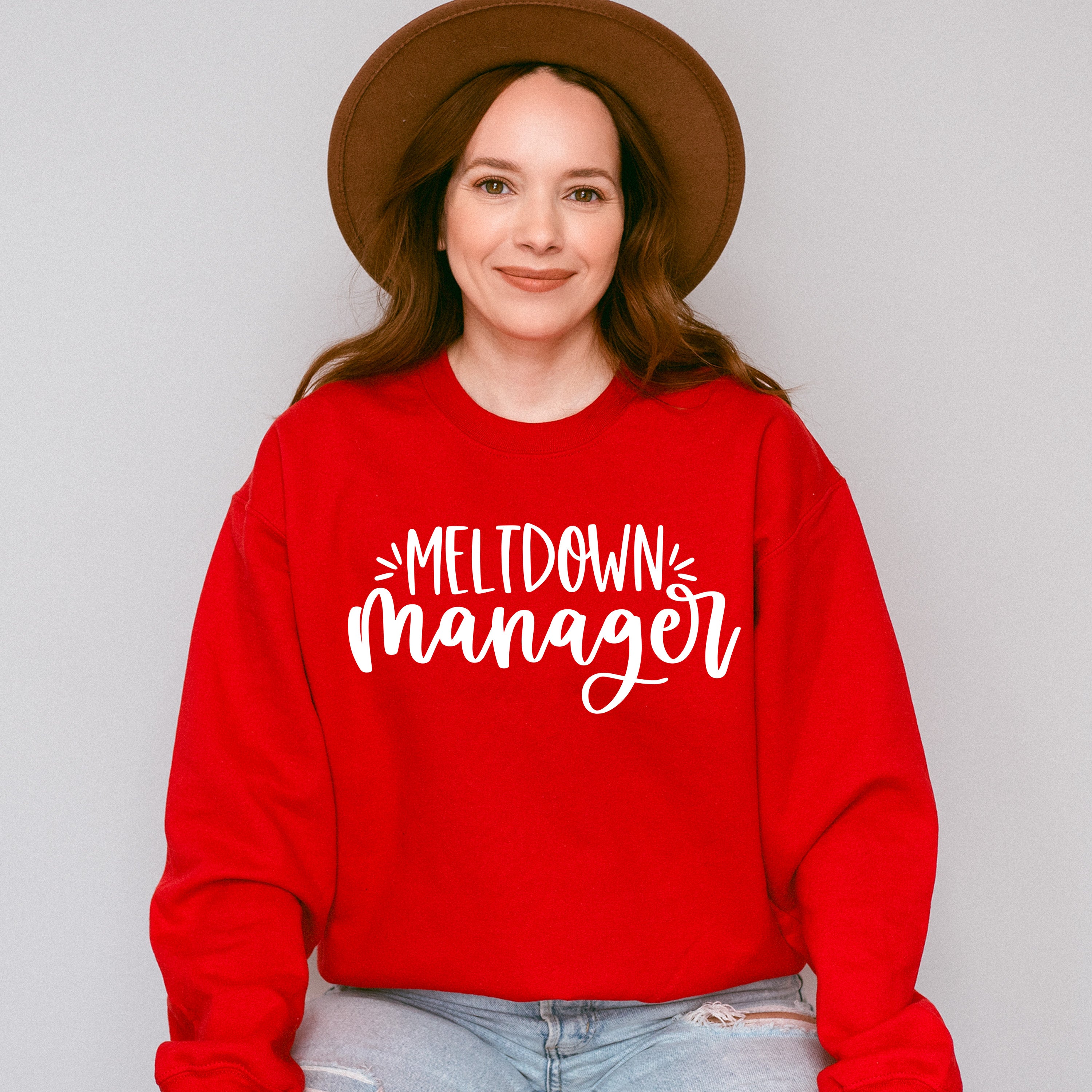 Meltdown Manager Mother's Day Unisex Crewneck T-Shirt Sweatshirt Hoodie