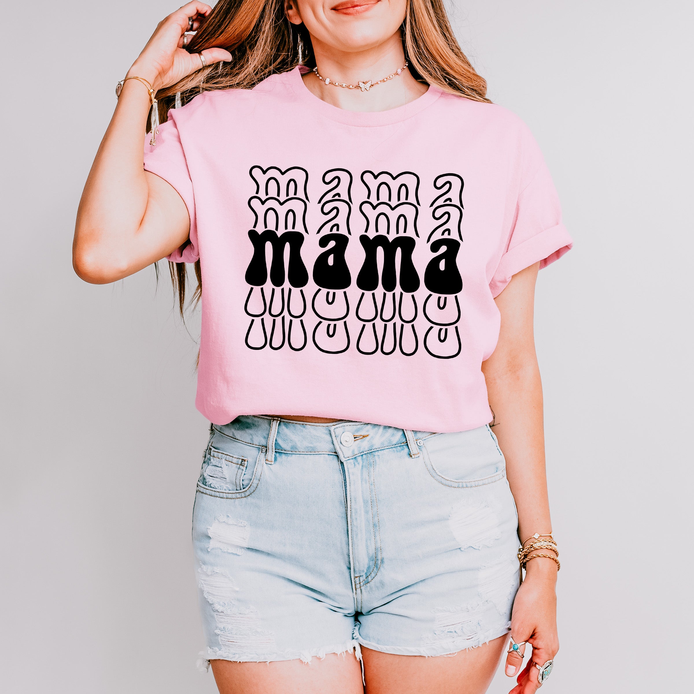 Mama Mama Mother's Day Unisex Crewneck T-Shirt Sweatshirt Hoodie