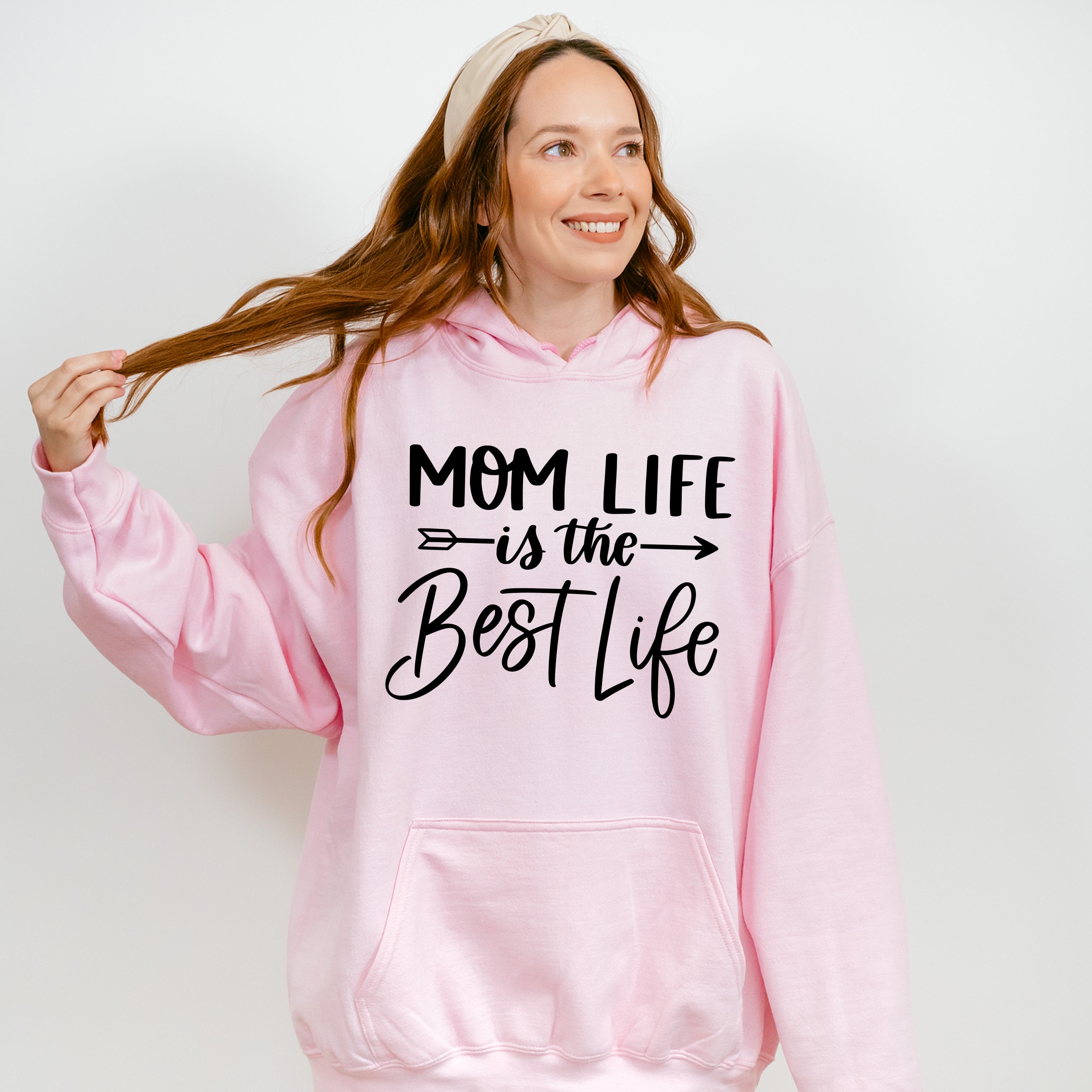 Mom Life Best Life Mother's Day Unisex Crewneck T-Shirt Sweatshirt Hoodie