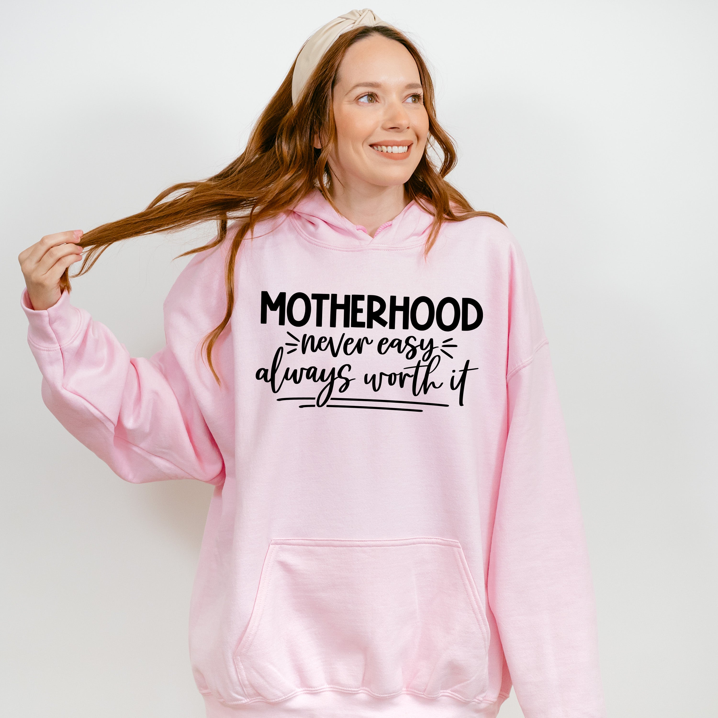 Motherhood Always Worth It Mother's Day Unisex Crewneck T-Shirt Sweatshirt Hoodie