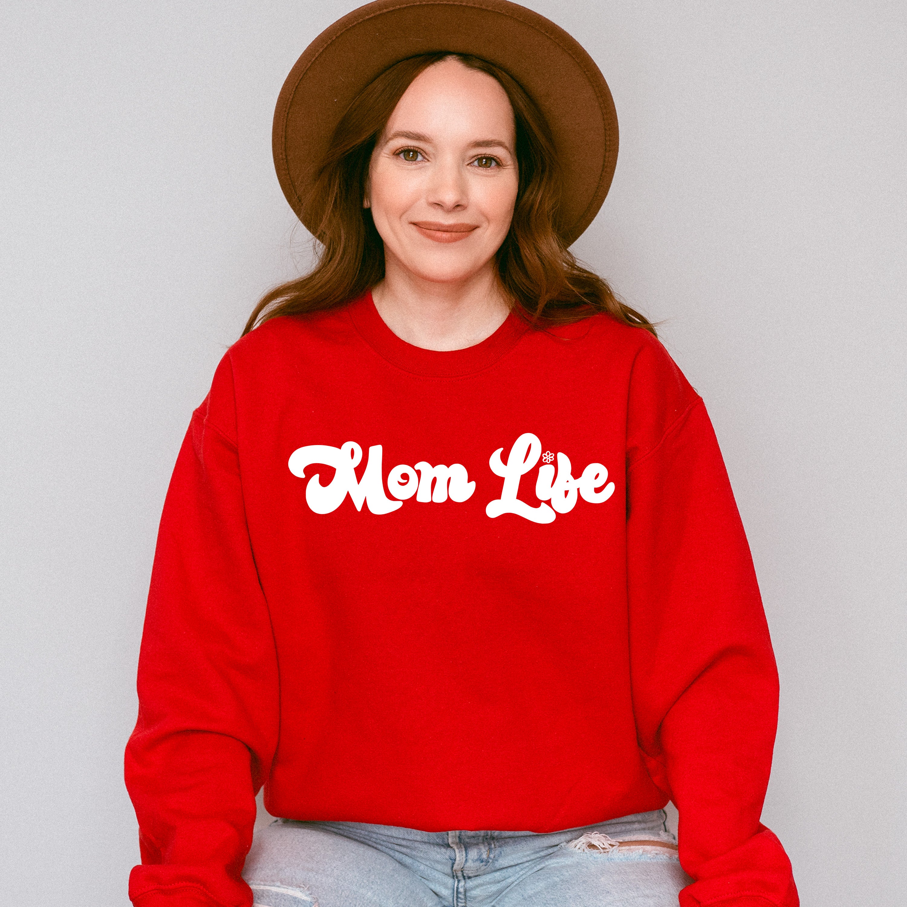 Mom Life Mother's Day Unisex Crewneck T-Shirt Sweatshirt Hoodie