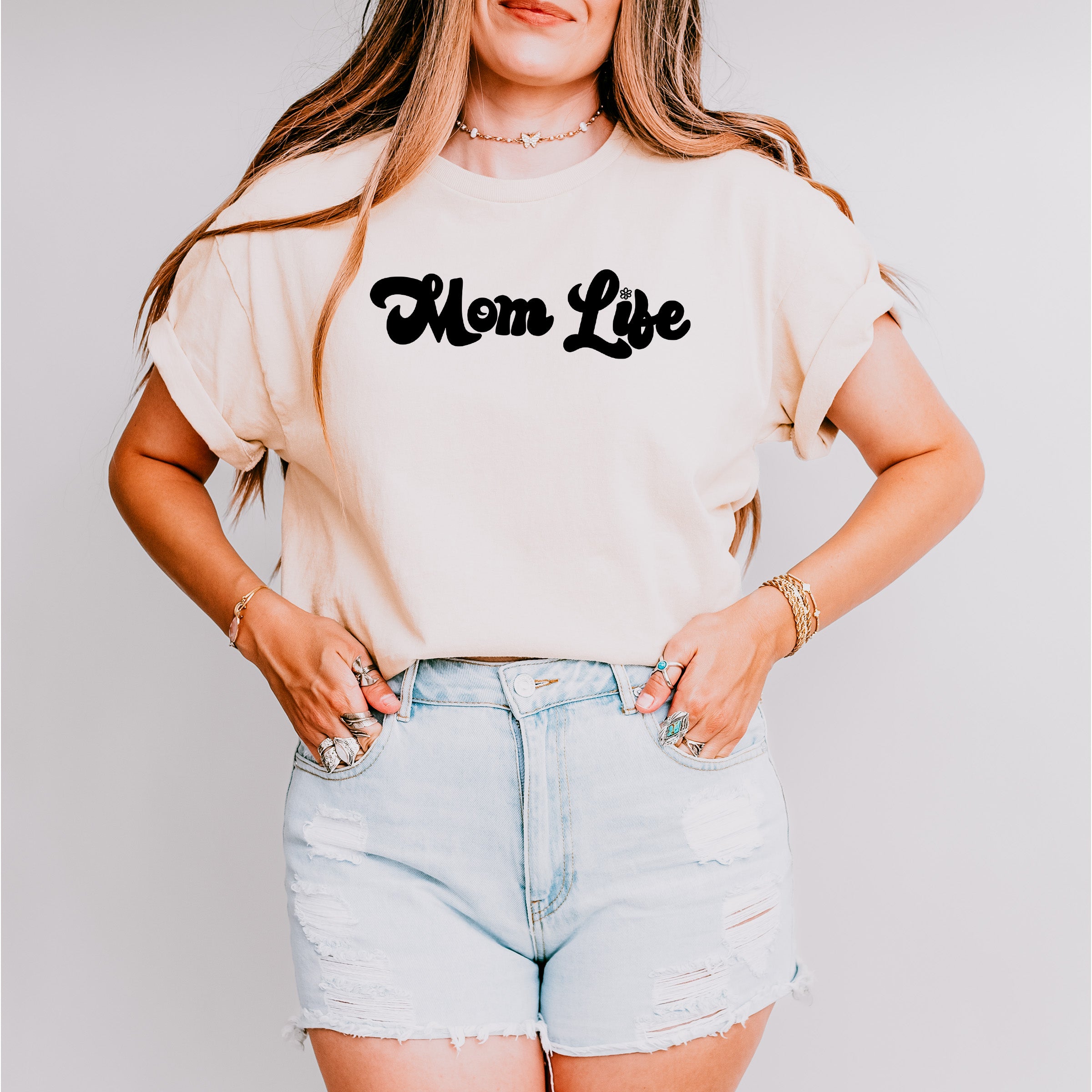 Mom Life Mother's Day Unisex Crewneck T-Shirt Sweatshirt Hoodie