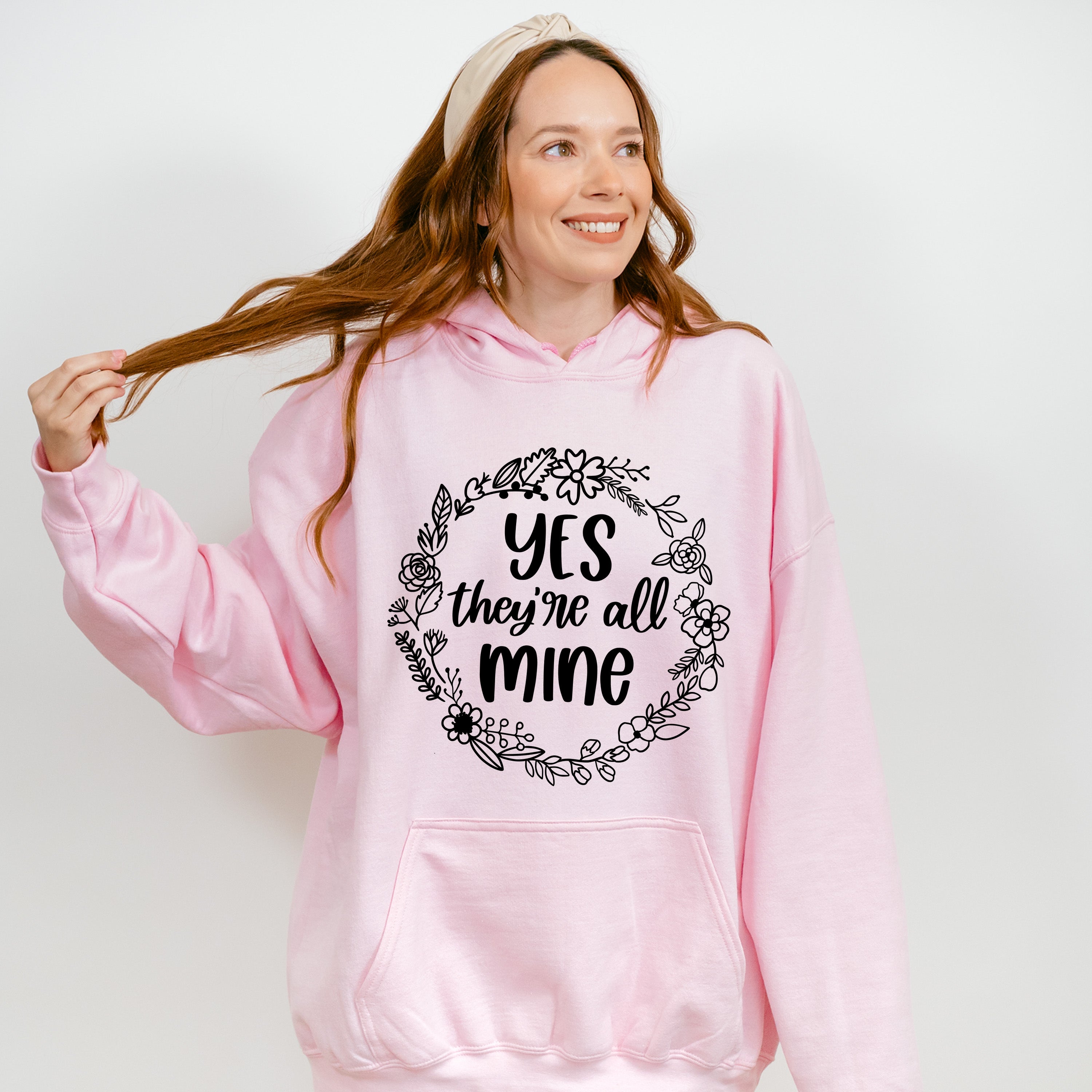 They Are All Mine Mother's Day Unisex Crewneck T-Shirt Sweatshirt Hoodie