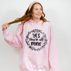 They Are All Mine Mother's Day Unisex Crewneck T-Shirt Sweatshirt Hoodie