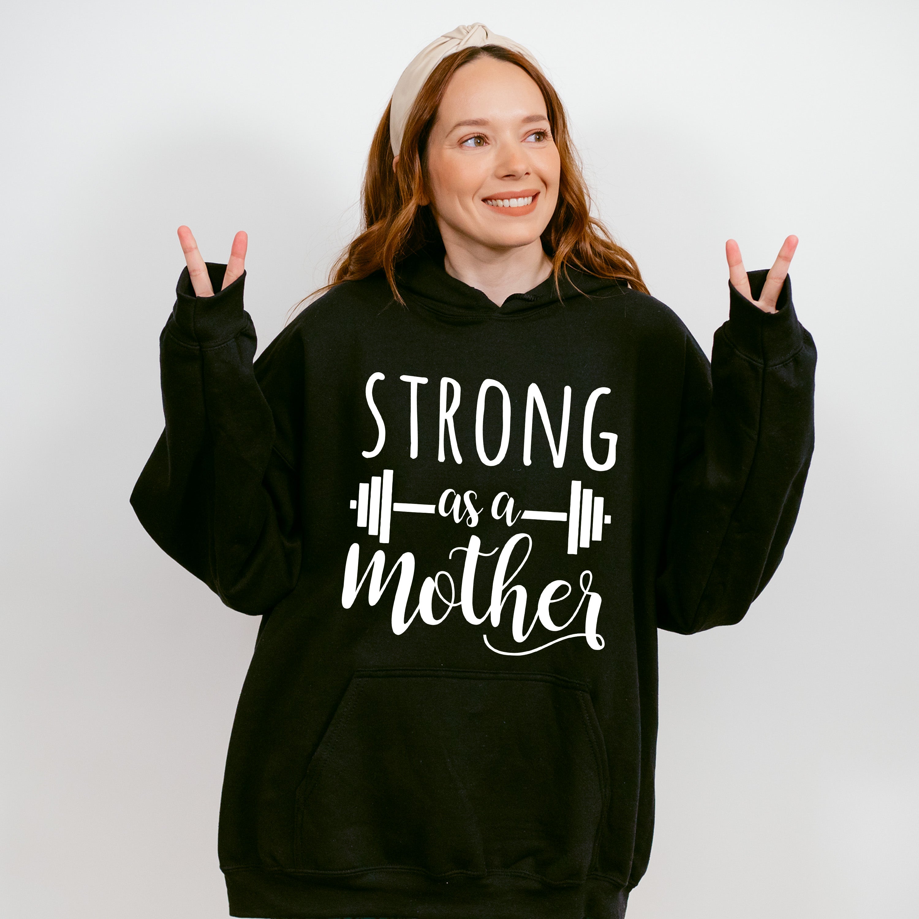 Strong As A Mother Mother's Day Unisex Crewneck T-Shirt Sweatshirt Hoodie