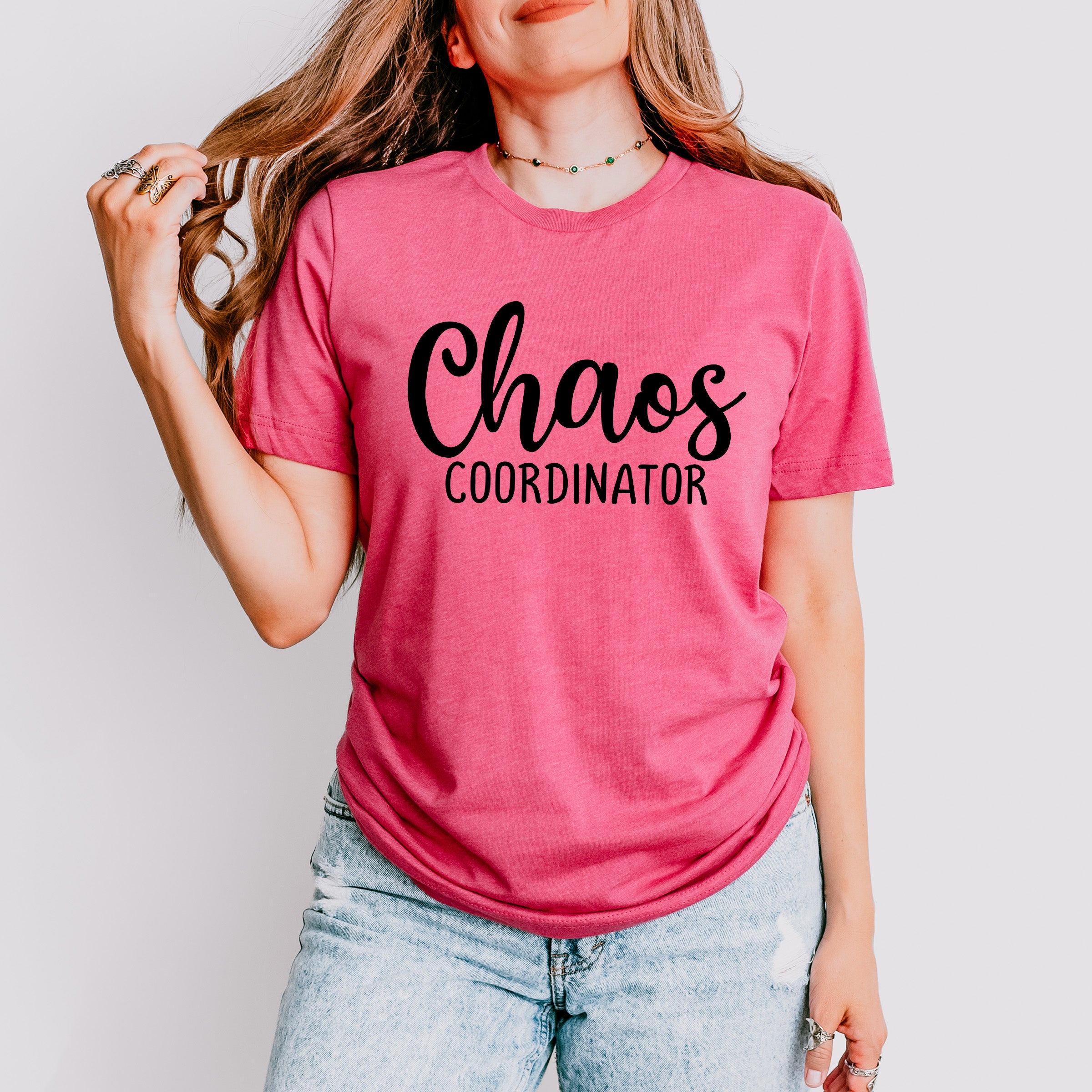 Chaos Coordinator Mother&#39;s Day Unisex Crewneck T-Shirt Sweatshirt Hoodie