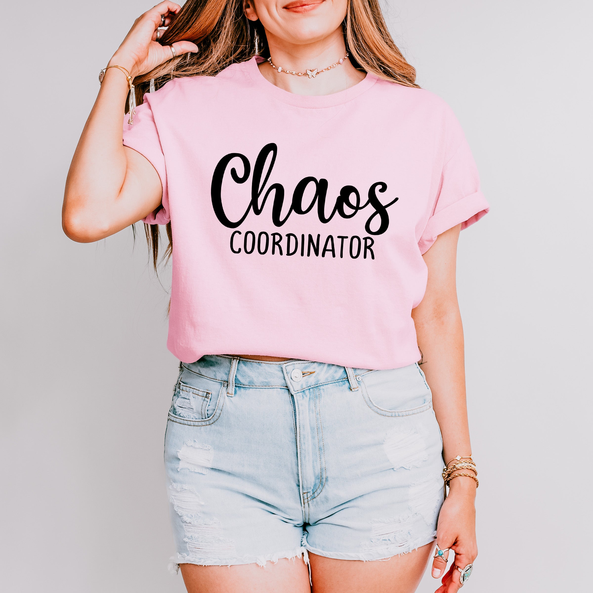 Chaos Coordinator Mother&#39;s Day Unisex Crewneck T-Shirt Sweatshirt Hoodie