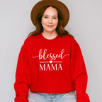 Blessed Mama Mother's Day Unisex Crewneck T-Shirt Sweatshirt Hoodie