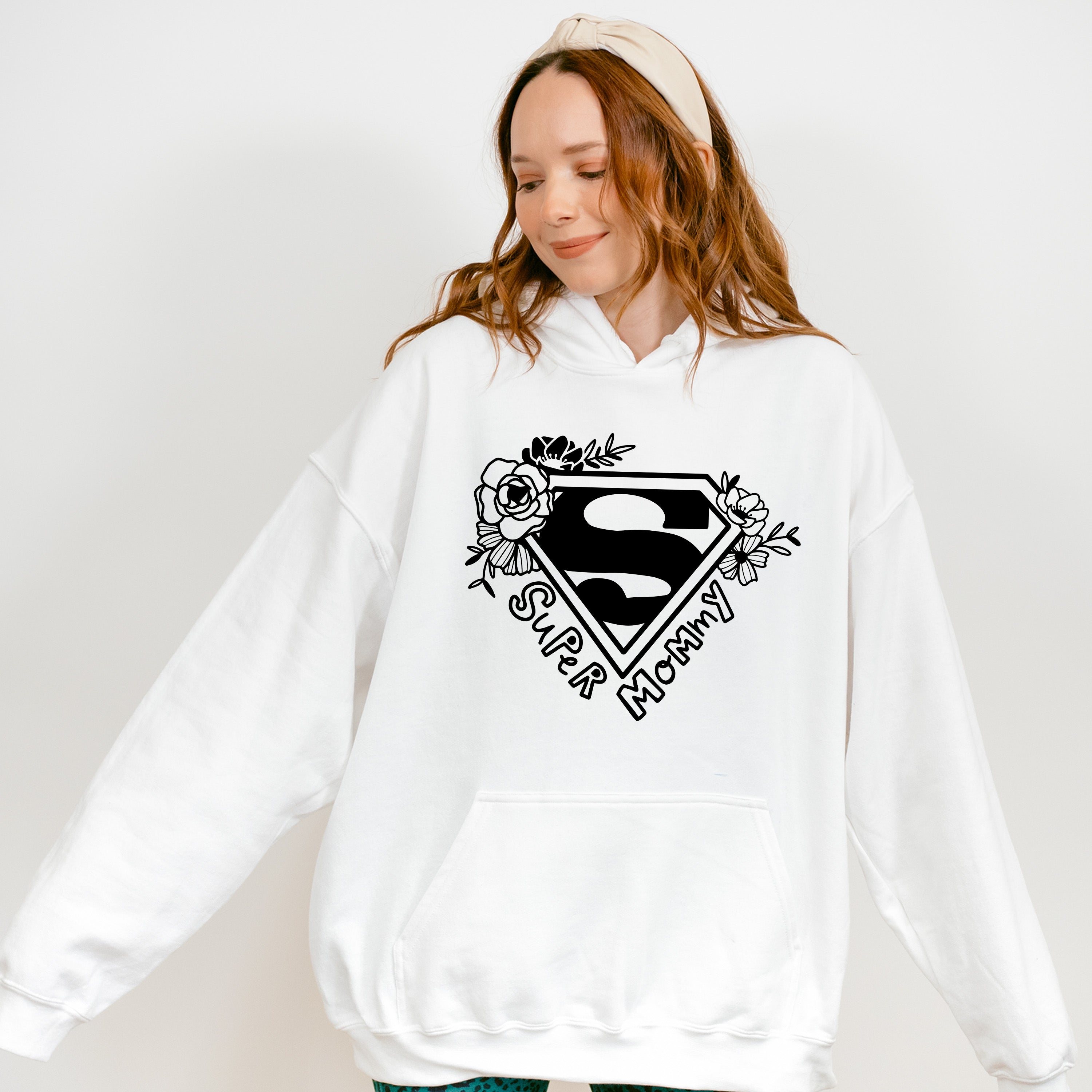 Super Mommy Mother Mother's Day Unisex Crewneck T-Shirt Sweatshirt Hoodie