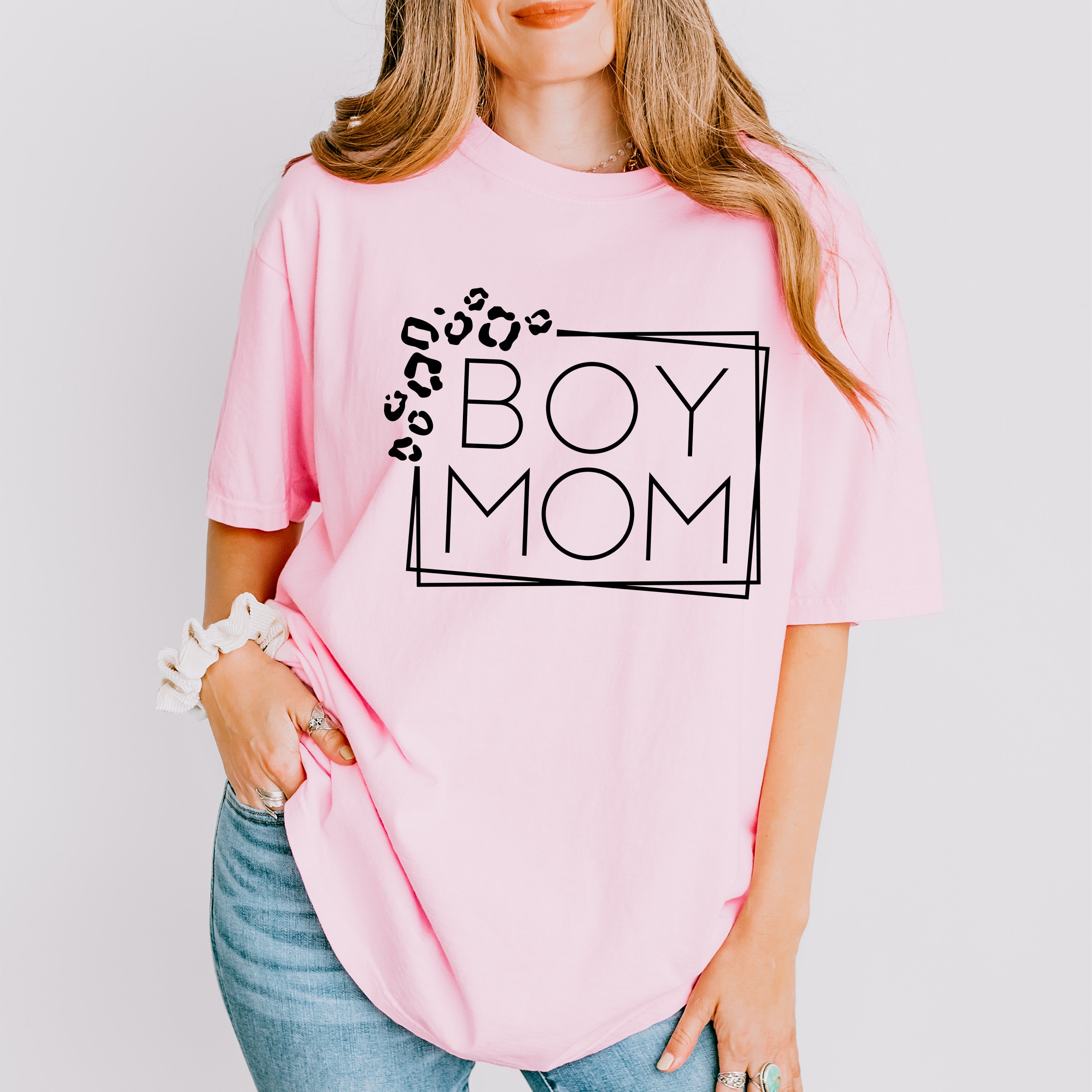 Boy Mom Mother Mother's Day Unisex Crewneck T-Shirt Sweatshirt Hoodie