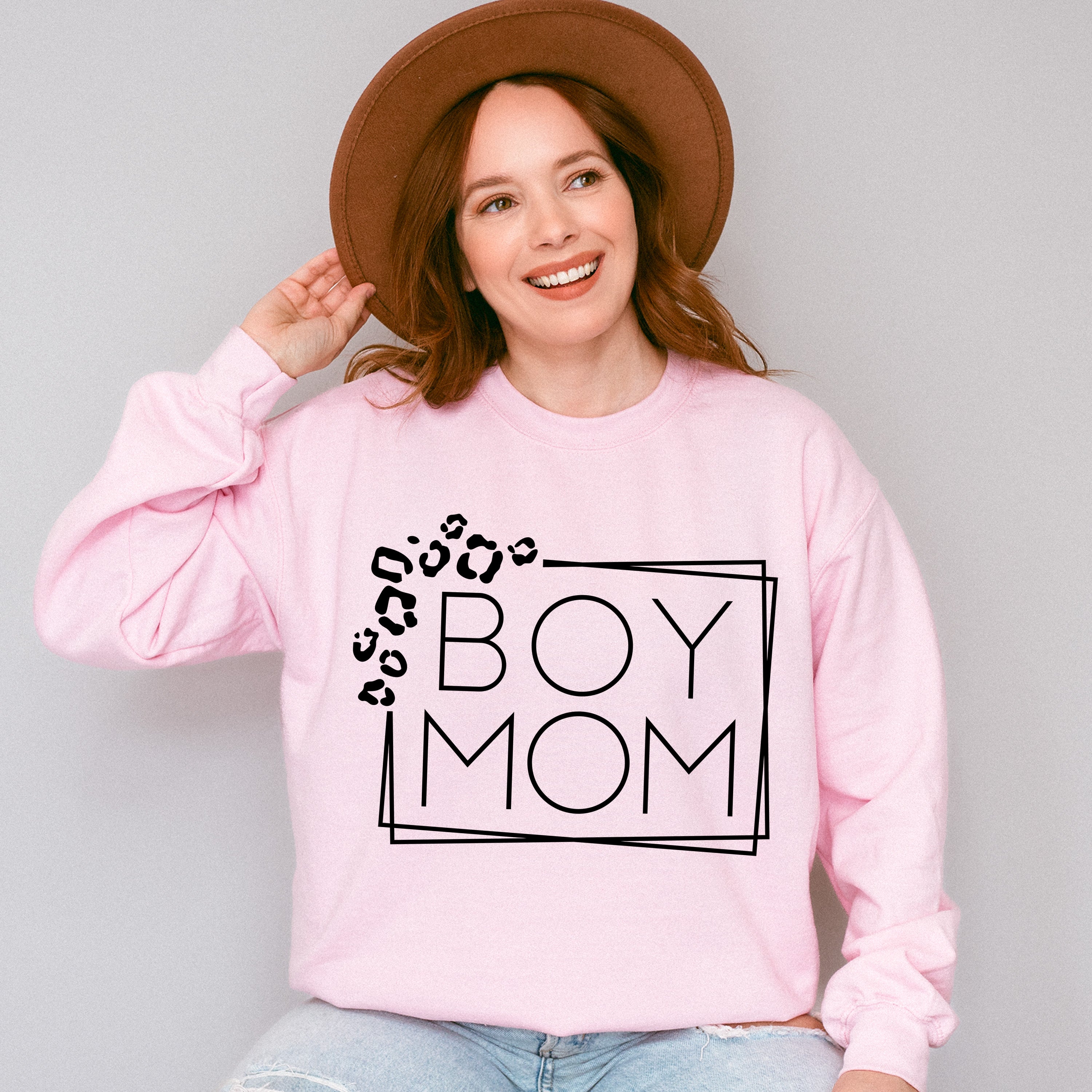 Boy Mom Mother Mother's Day Unisex Crewneck T-Shirt Sweatshirt Hoodie