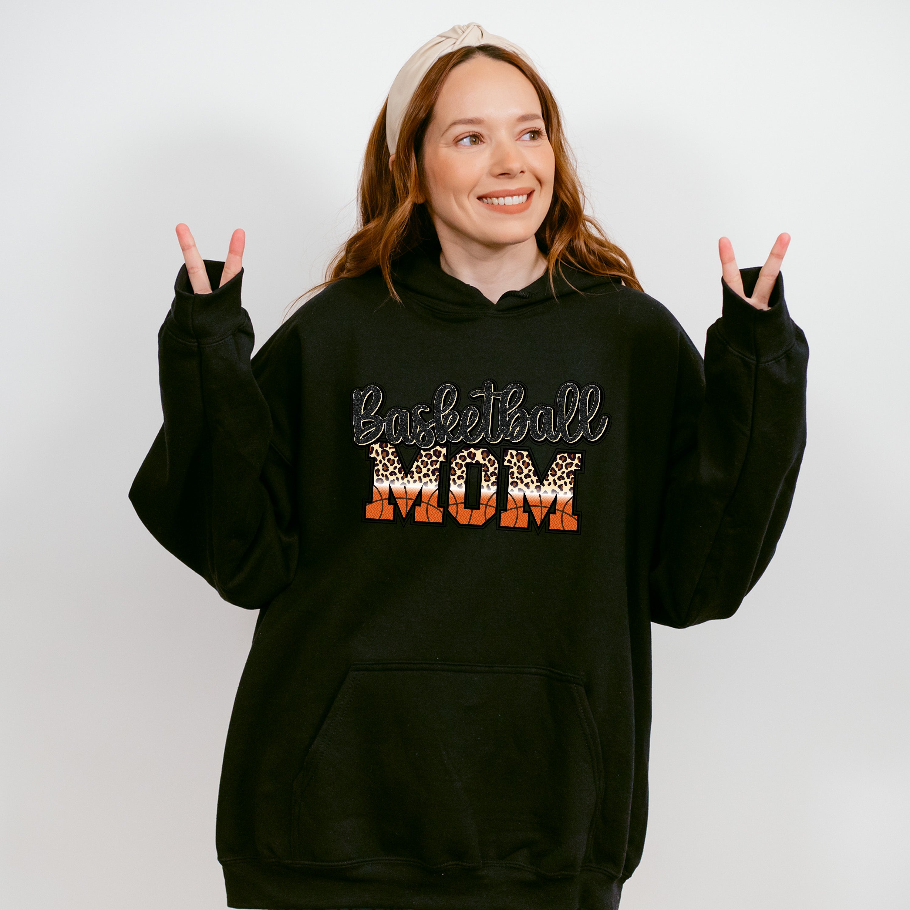 Basketball Mom Mother Mother's Day Unisex Crewneck T-Shirt Sweatshirt Hoodie