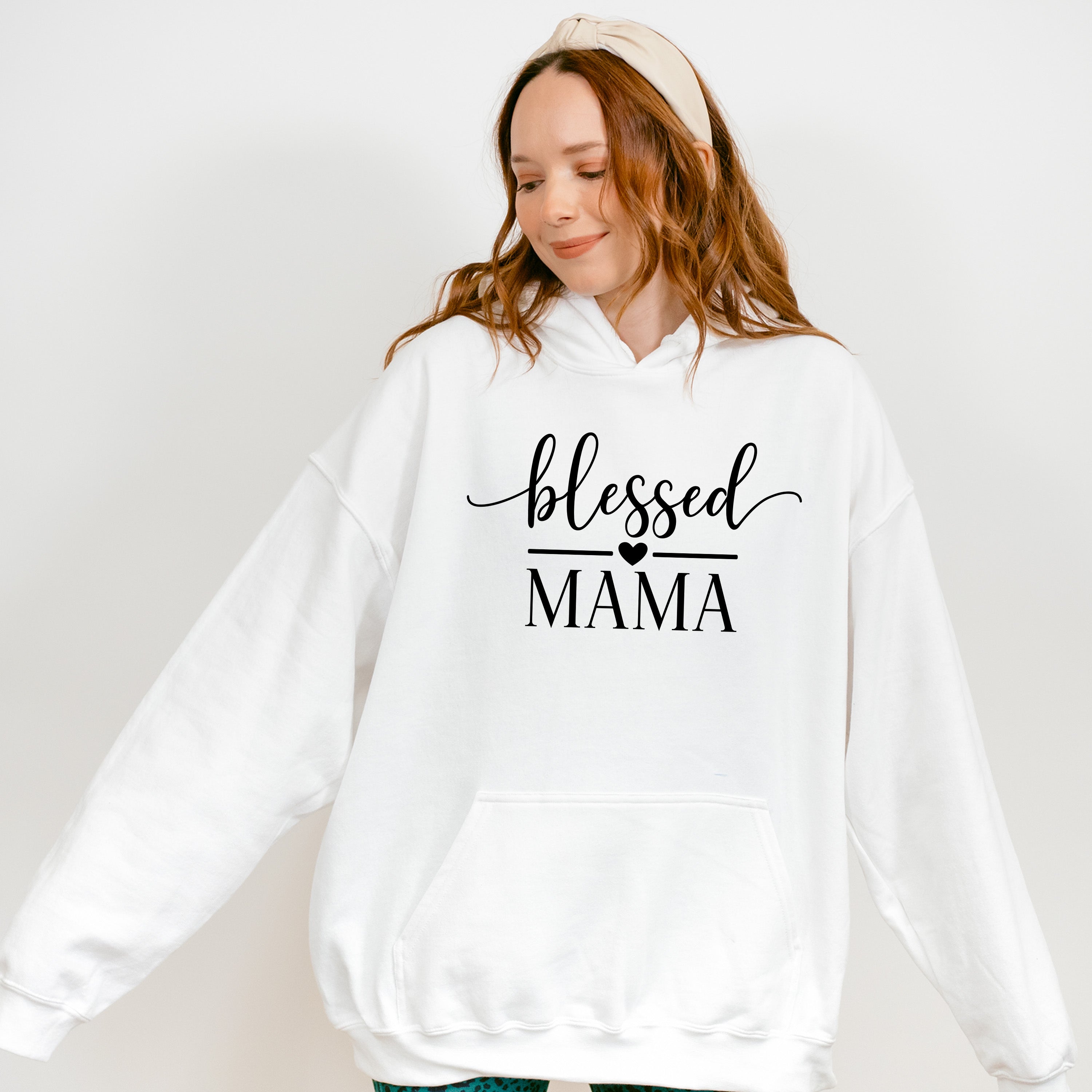 Blessed Mama Mother&#39;s Day Unisex Crewneck T-Shirt Sweatshirt Hoodie