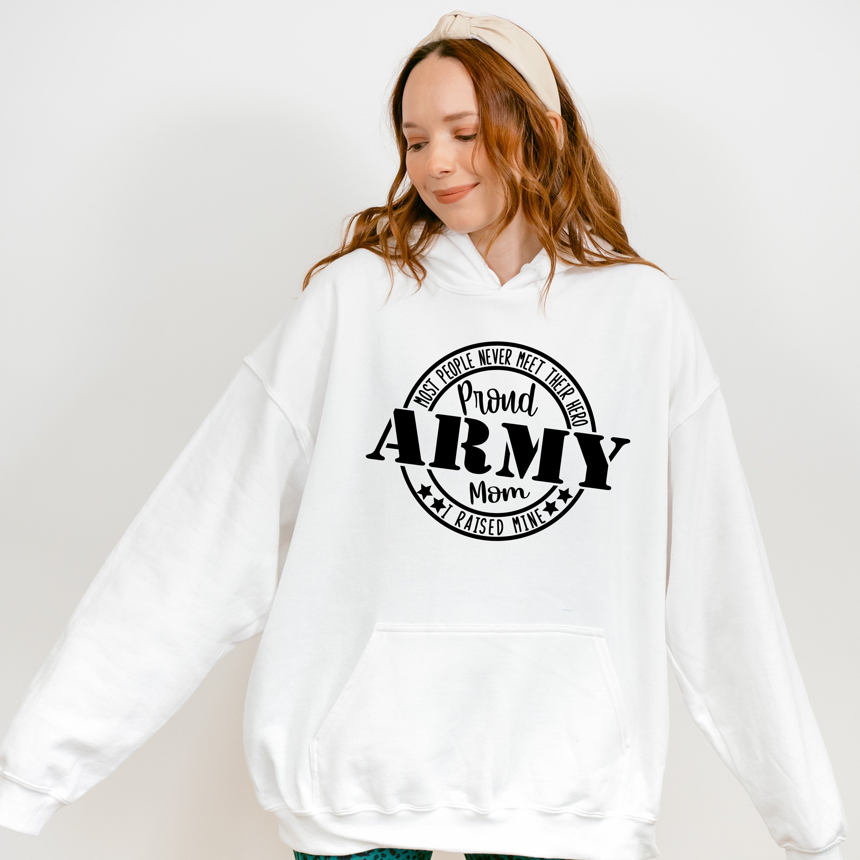 Proud Army Mom Mother's Day Unisex Crewneck T-Shirt Sweatshirt Hoodie