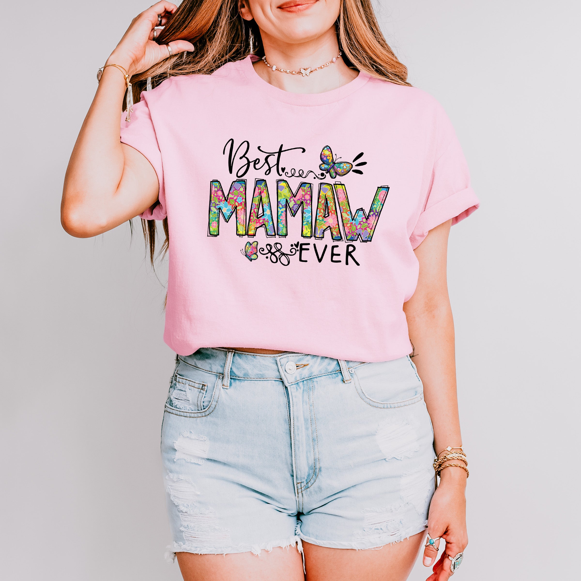 Best Mamaw Ever Mother's Day Unisex Crewneck T-Shirt Sweatshirt Hoodie