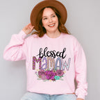Blessed Mamaw Mother's Day Unisex Crewneck T-Shirt Sweatshirt Hoodie
