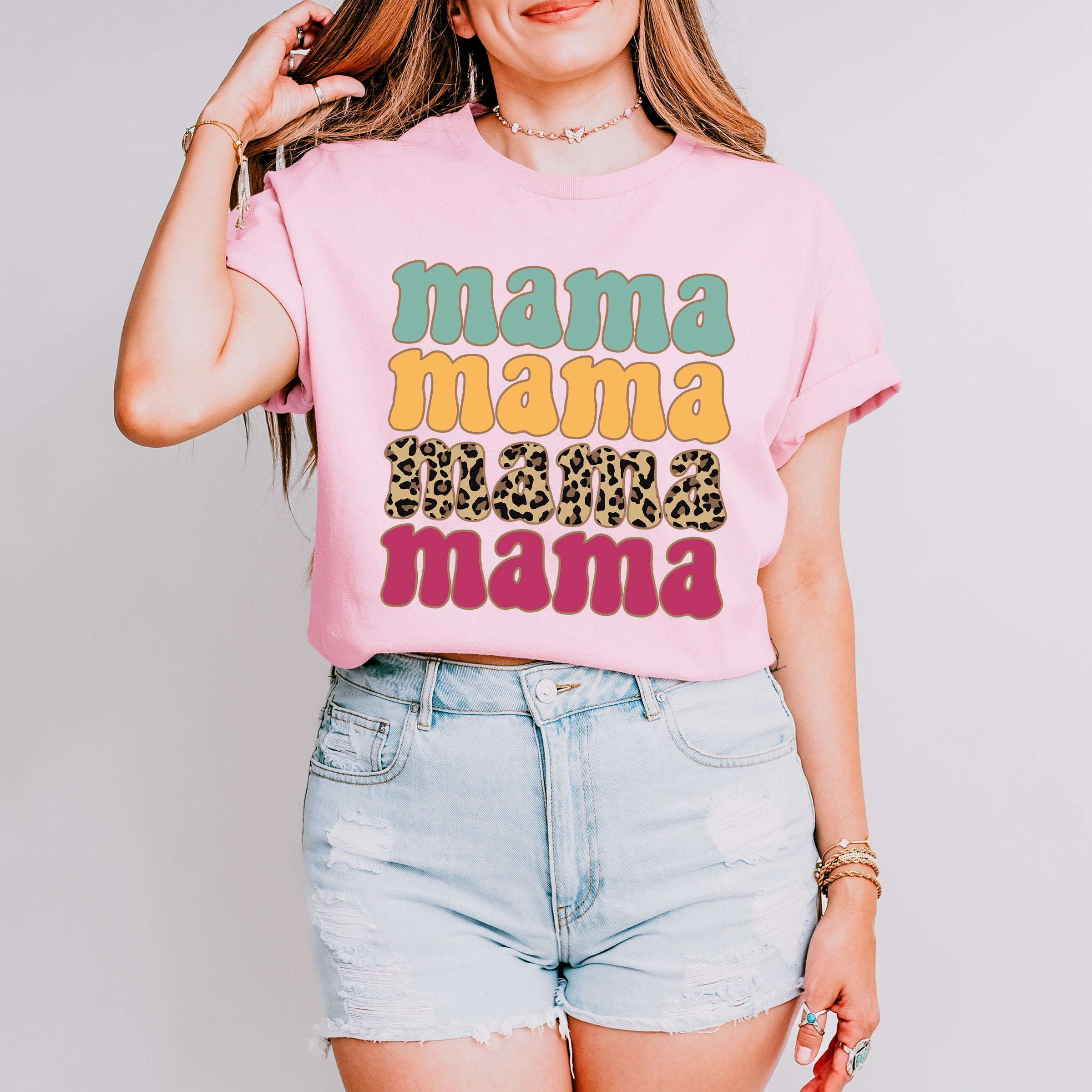 Mama Mama Mother's Day Unisex Crewneck T-Shirt Sweatshirt Hoodie
