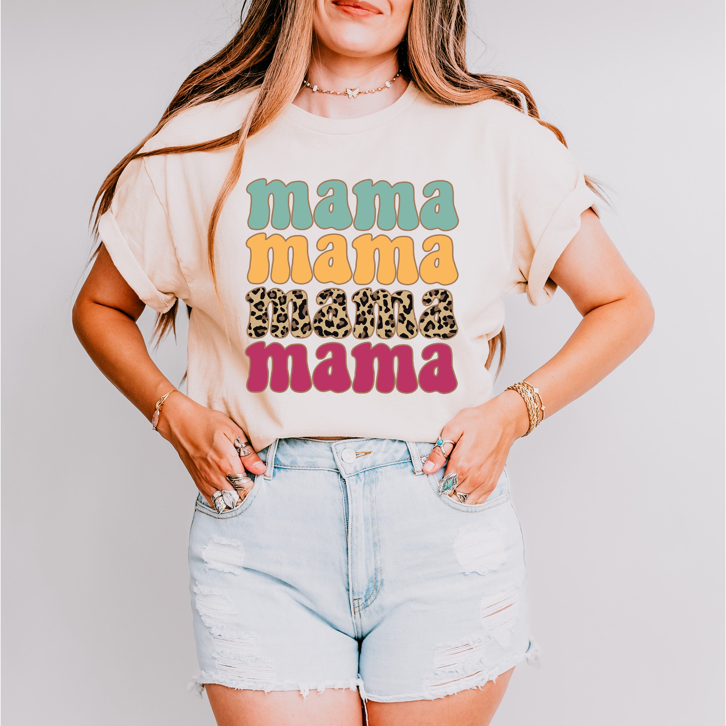 Mama Mama Mother's Day Unisex Crewneck T-Shirt Sweatshirt Hoodie