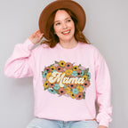Mama Flowers Mother's Day Unisex Crewneck T-Shirt Sweatshirt Hoodie