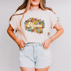 Mama Flowers Mother's Day Unisex Crewneck T-Shirt Sweatshirt Hoodie