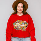 Mama Flowers Mother's Day Unisex Crewneck T-Shirt Sweatshirt Hoodie