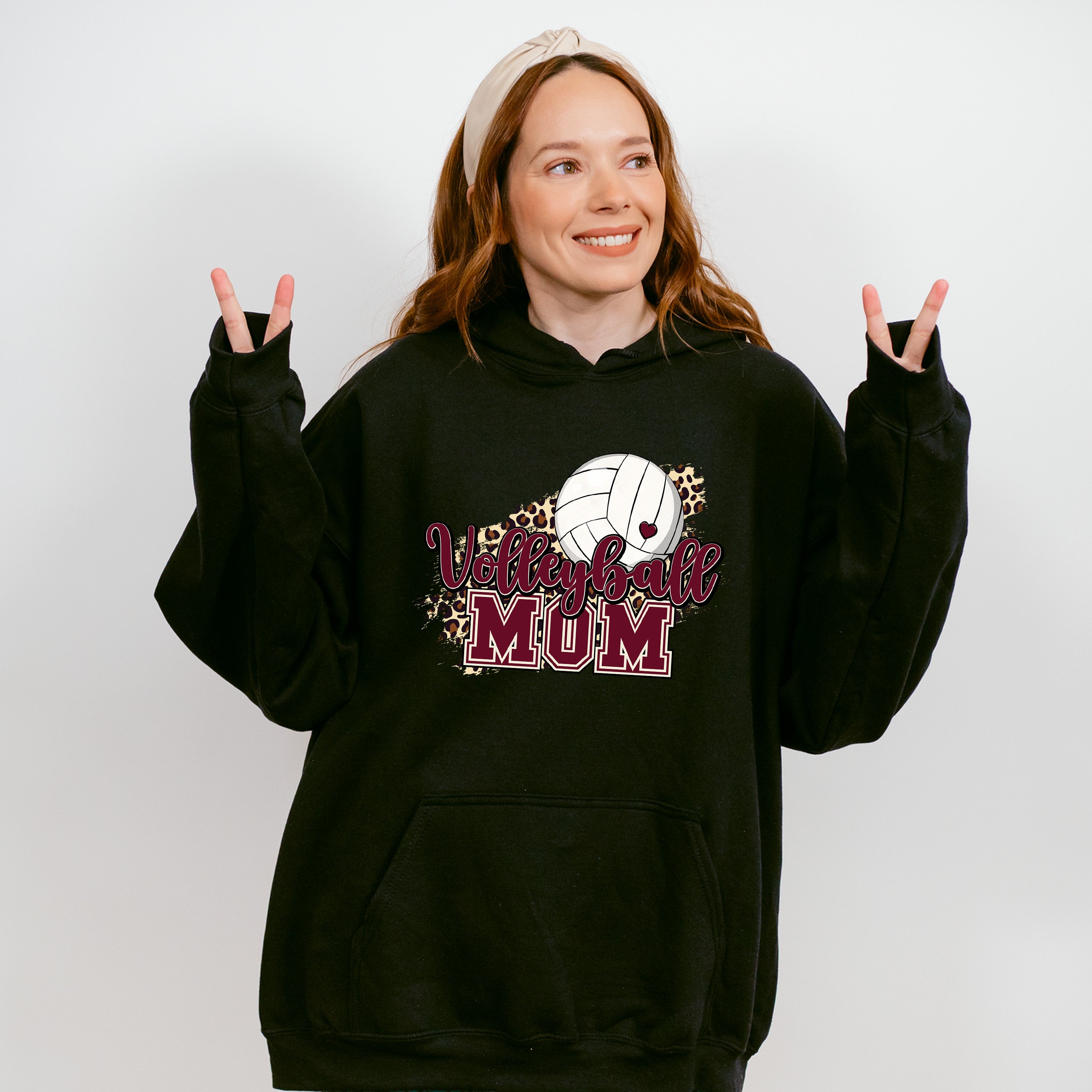 Volleyball Mom Mother's Day Unisex Crewneck T-Shirt Sweatshirt Hoodie