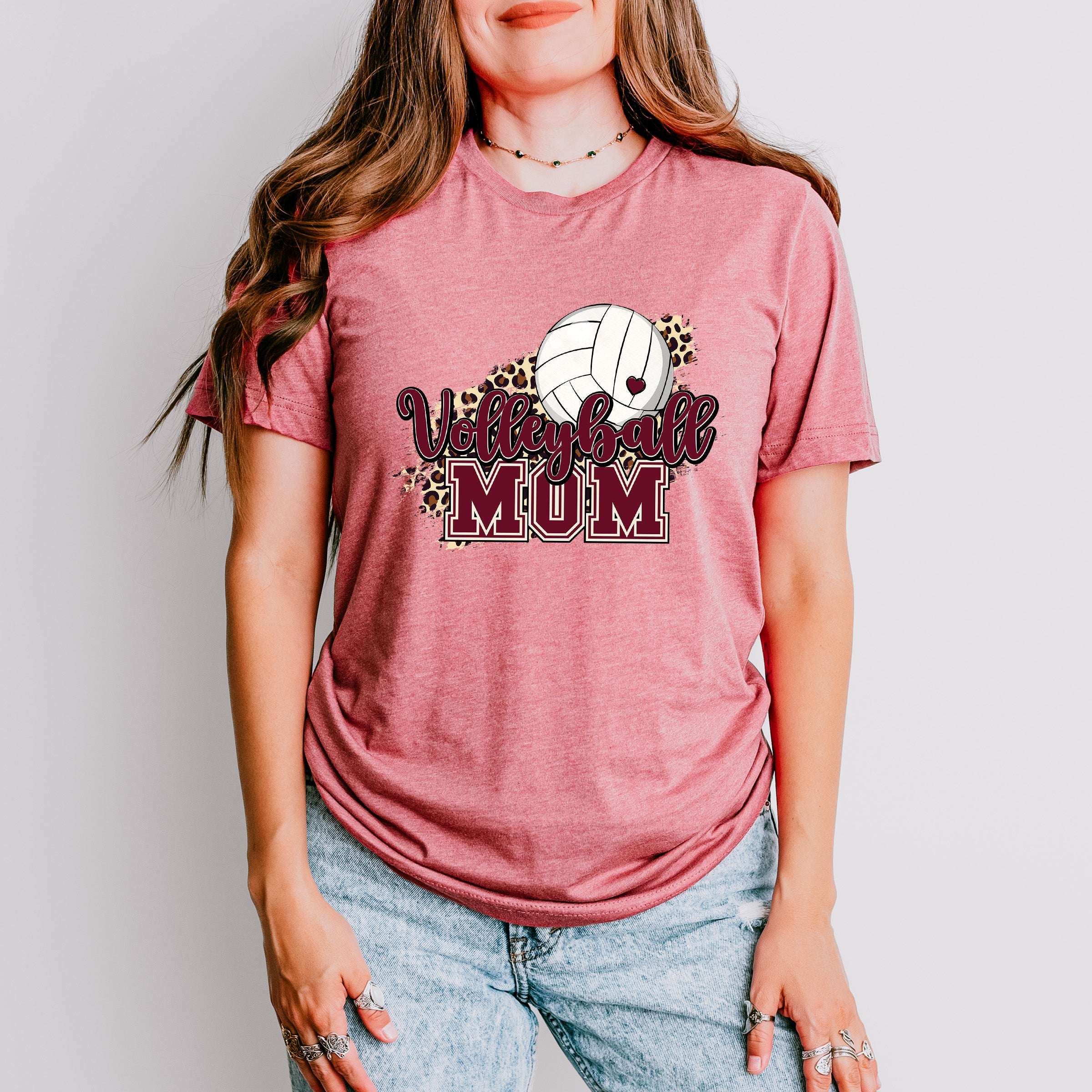 Volleyball Mom Mother's Day Unisex Crewneck T-Shirt Sweatshirt Hoodie