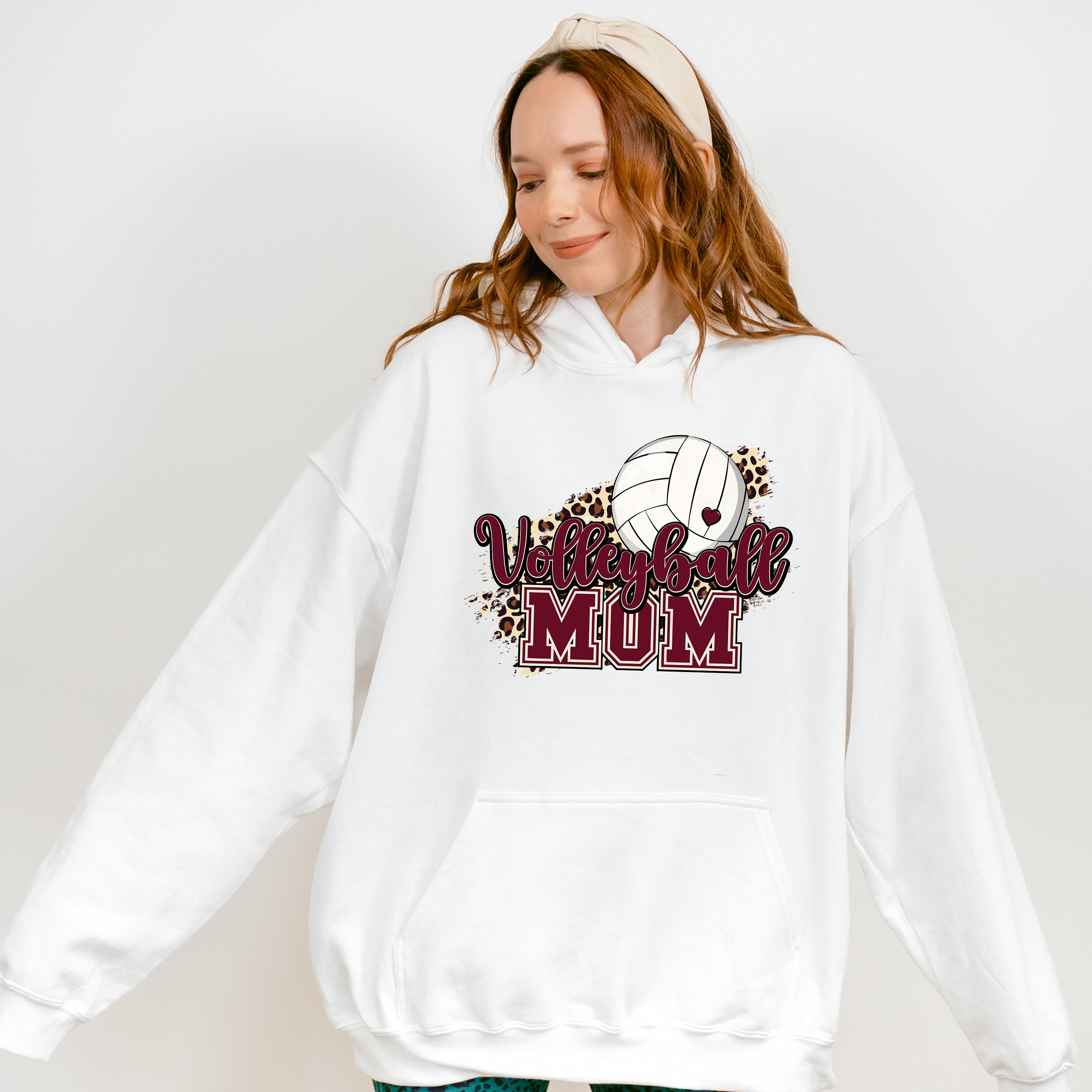 Volleyball Mom Mother's Day Unisex Crewneck T-Shirt Sweatshirt Hoodie