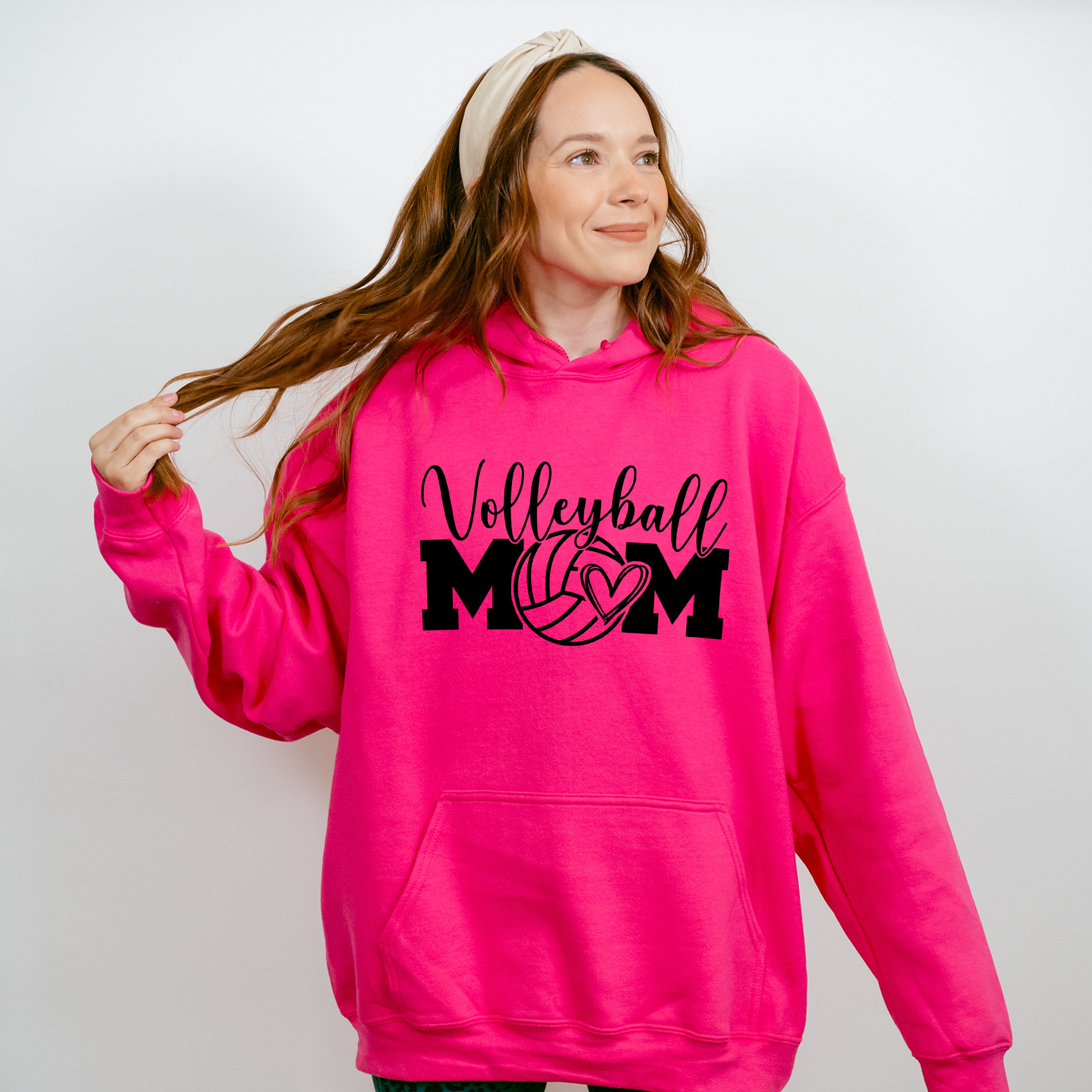 Volleyball Mom Mother's Day Unisex Crewneck T-Shirt Sweatshirt Hoodie