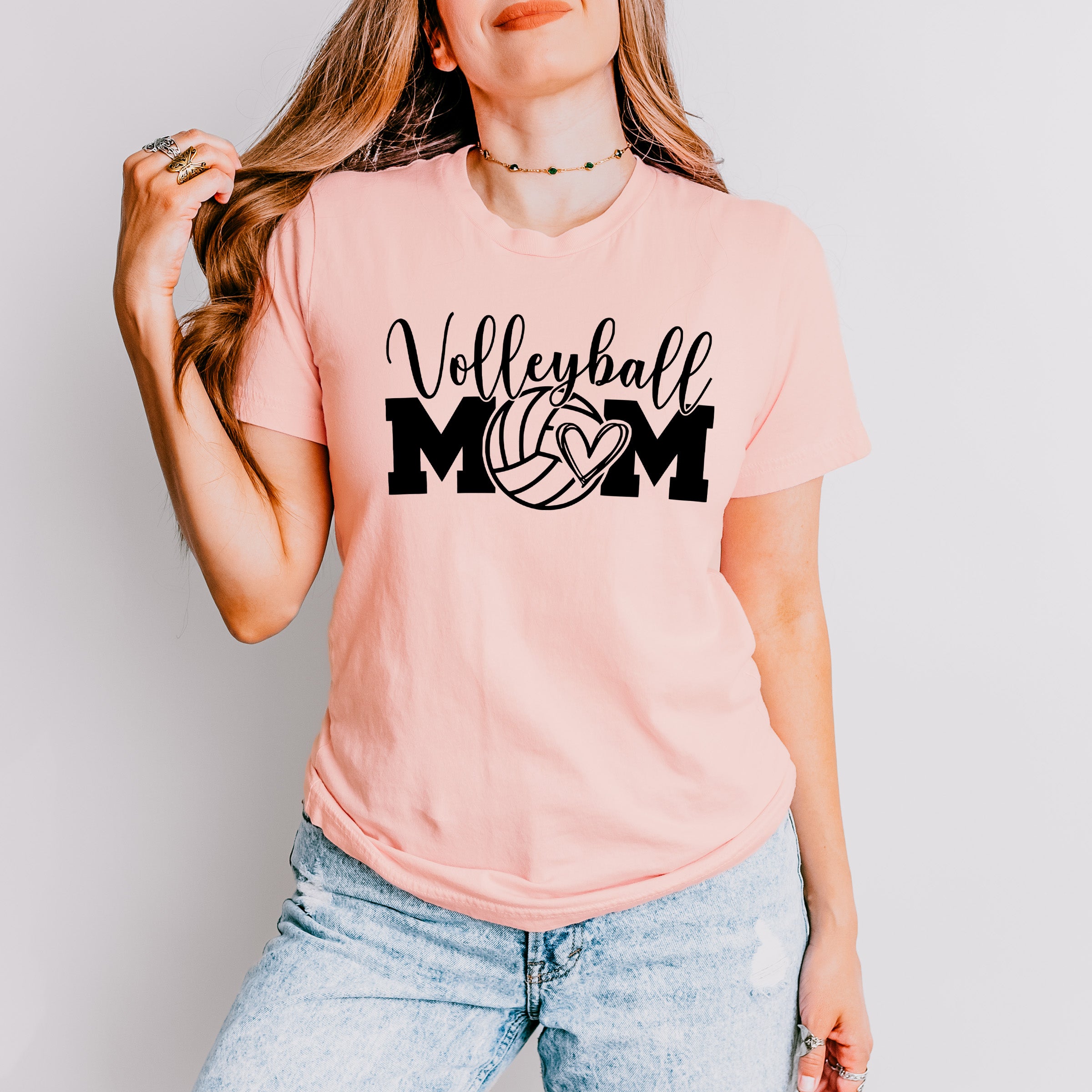 Volleyball Mom Mother's Day Unisex Crewneck T-Shirt Sweatshirt Hoodie