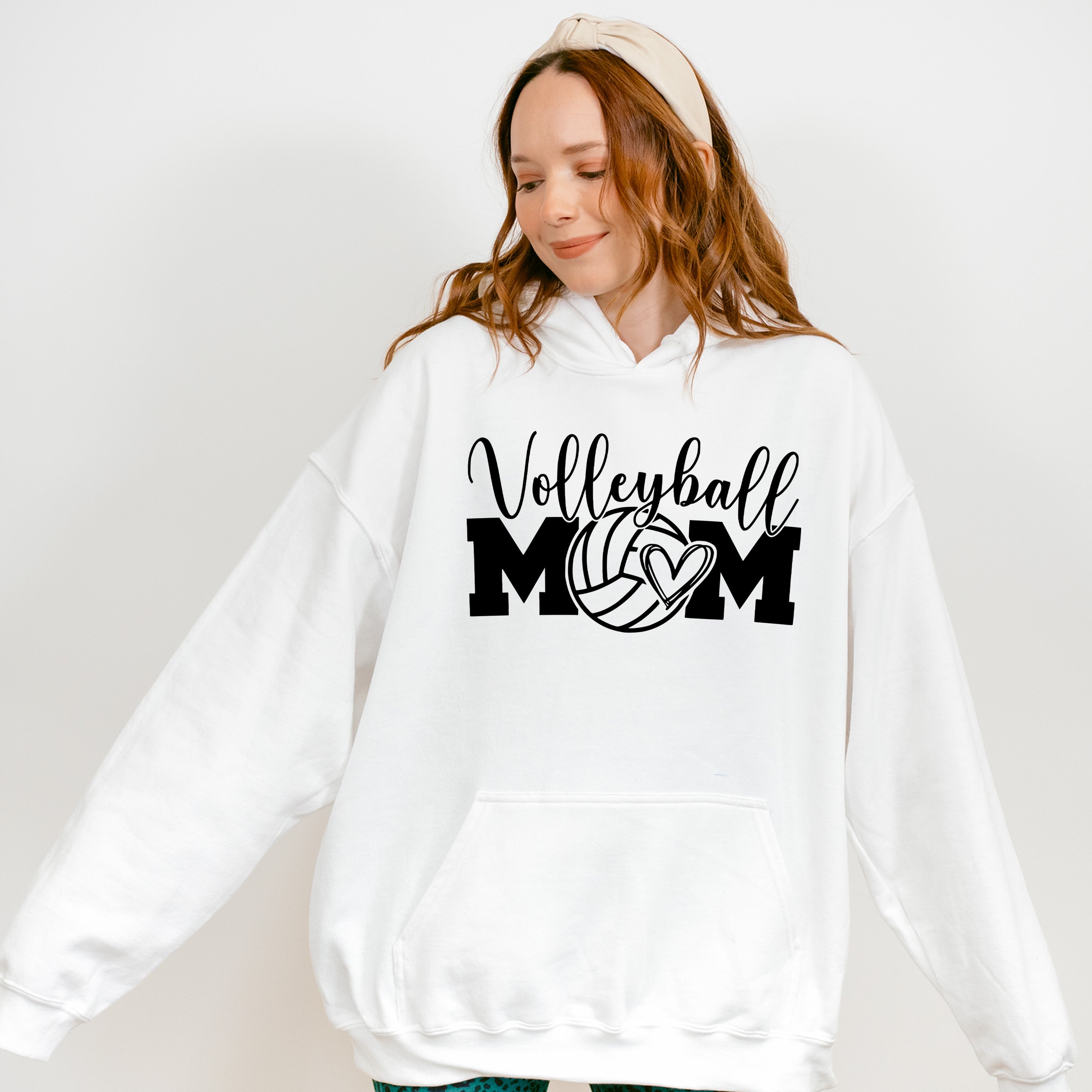 Volleyball Mom Mother's Day Unisex Crewneck T-Shirt Sweatshirt Hoodie