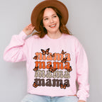 Mama Mama Butterfly Football Mother's Day Unisex Crewneck T-Shirt Sweatshirt Hoodie