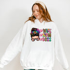 Wife Mom Boss Mother's Day Unisex Crewneck T-Shirt Sweatshirt Hoodie