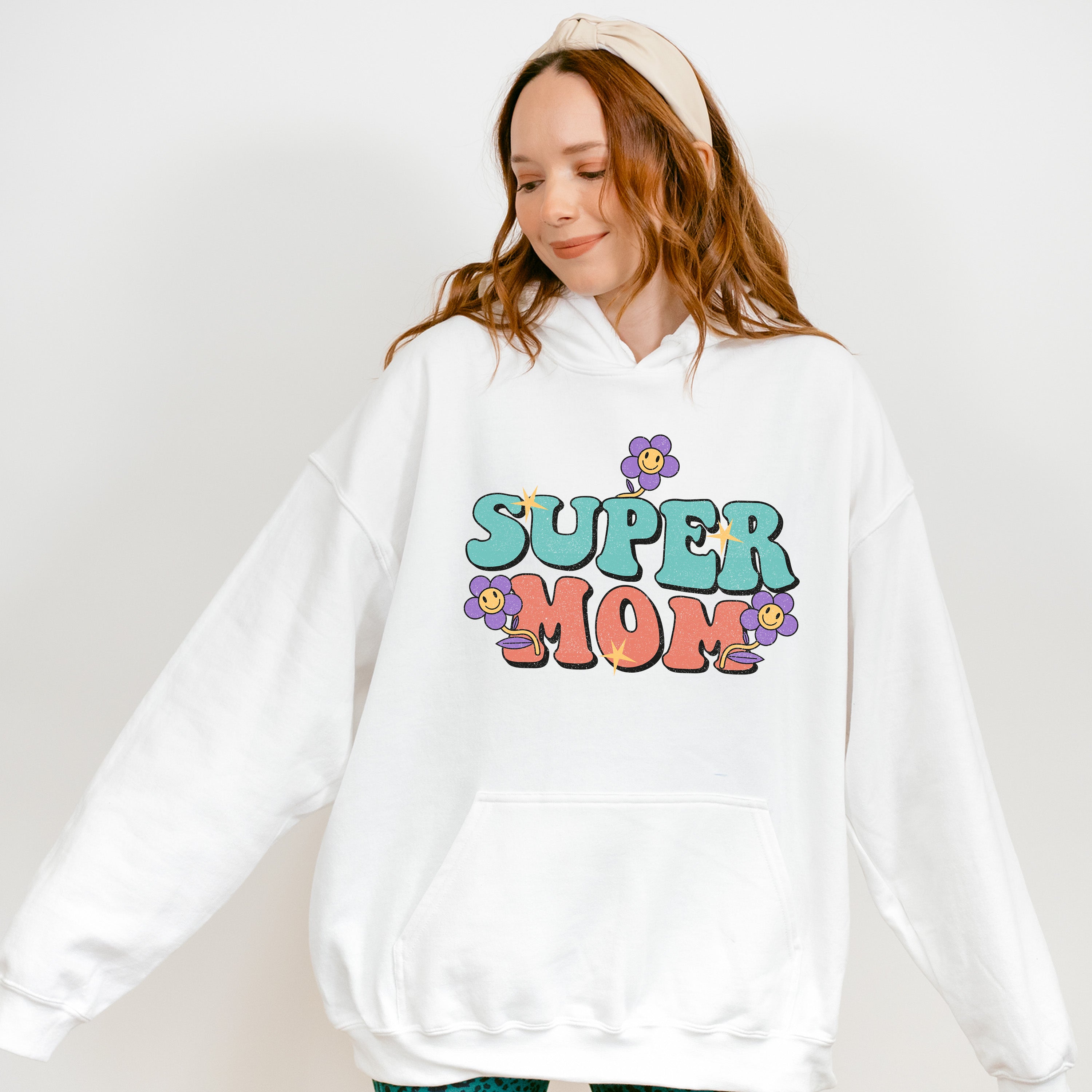 Super Mom Mother's Day Unisex Crewneck T-Shirt Sweatshirt Hoodie
