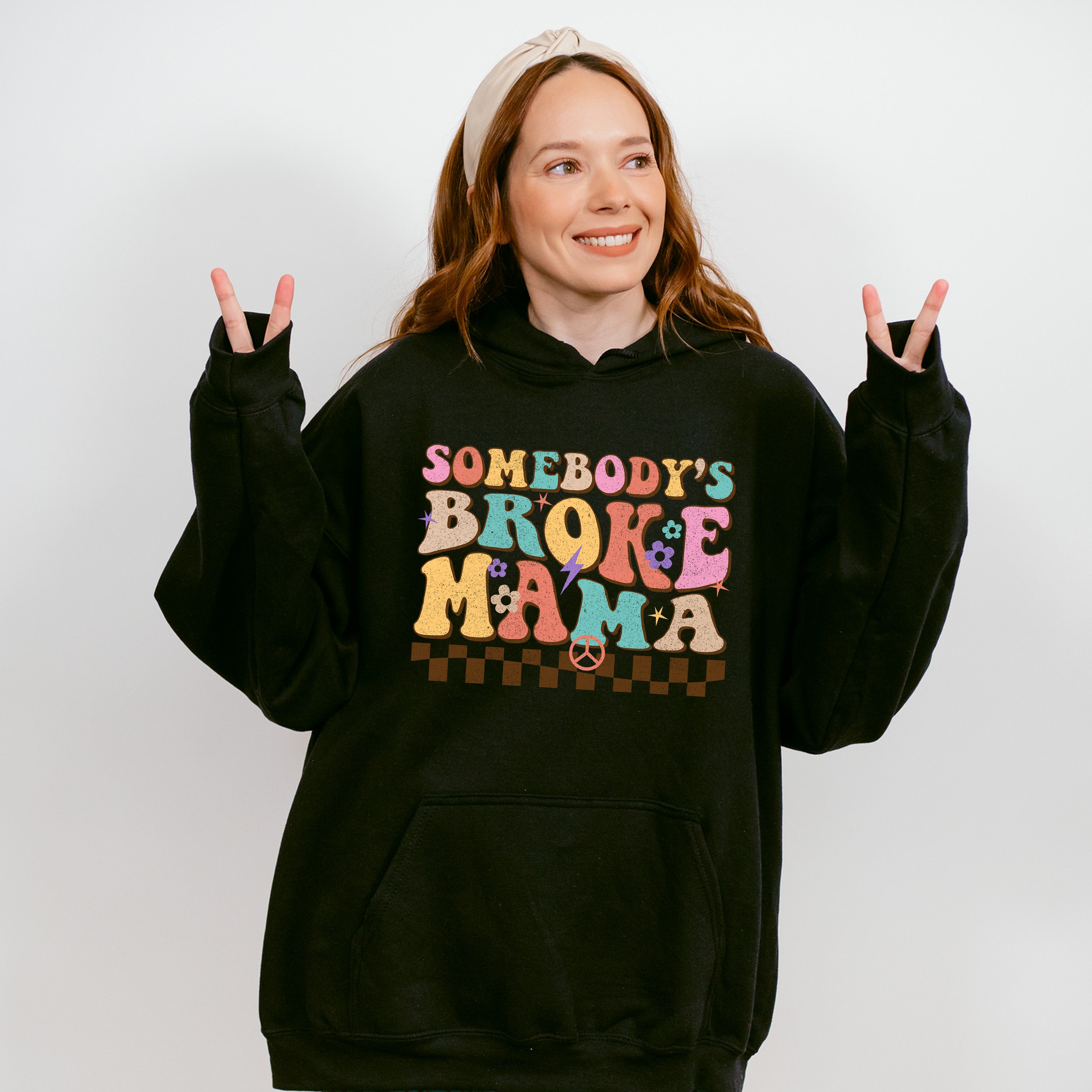Somebody's Broke Mama Mother's Day Unisex Crewneck T-Shirt Sweatshirt Hoodie