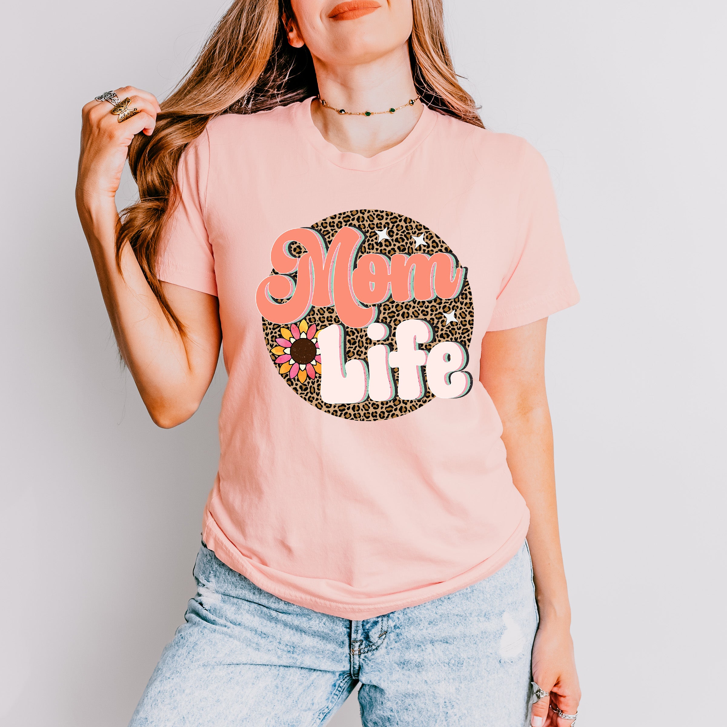Mom Life Mother's Day Unisex Crewneck T-Shirt Sweatshirt Hoodie