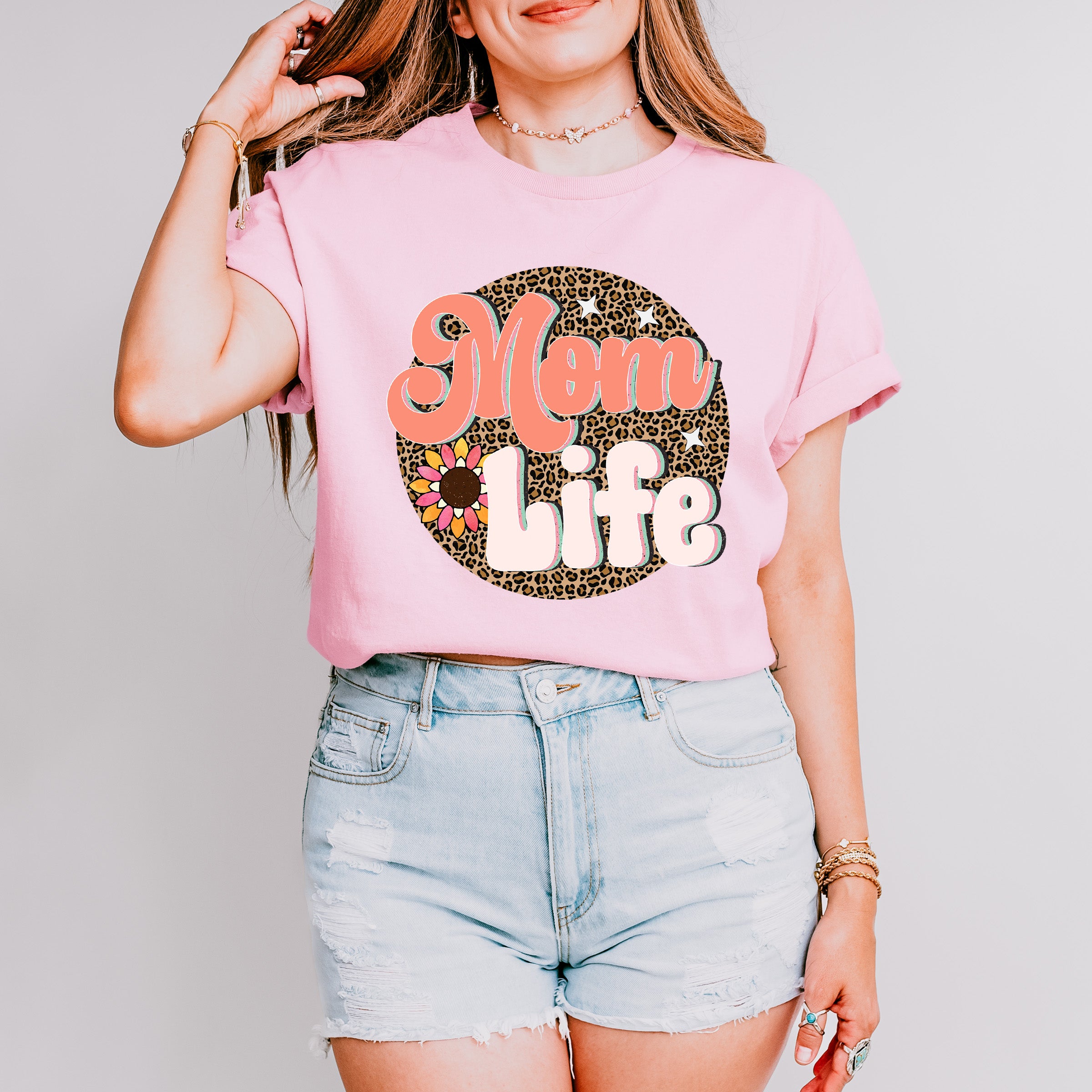 Mom Life Mother's Day Unisex Crewneck T-Shirt Sweatshirt Hoodie