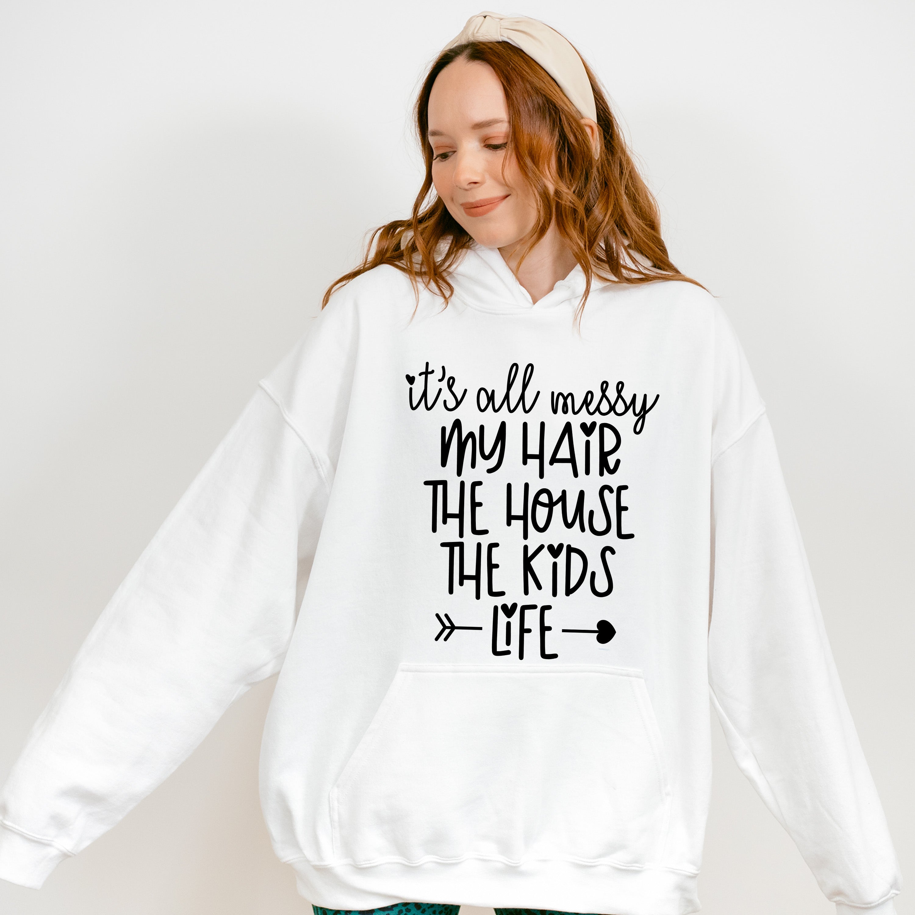 It's All Messy Mother's Day Unisex Crewneck T-Shirt Sweatshirt Hoodie