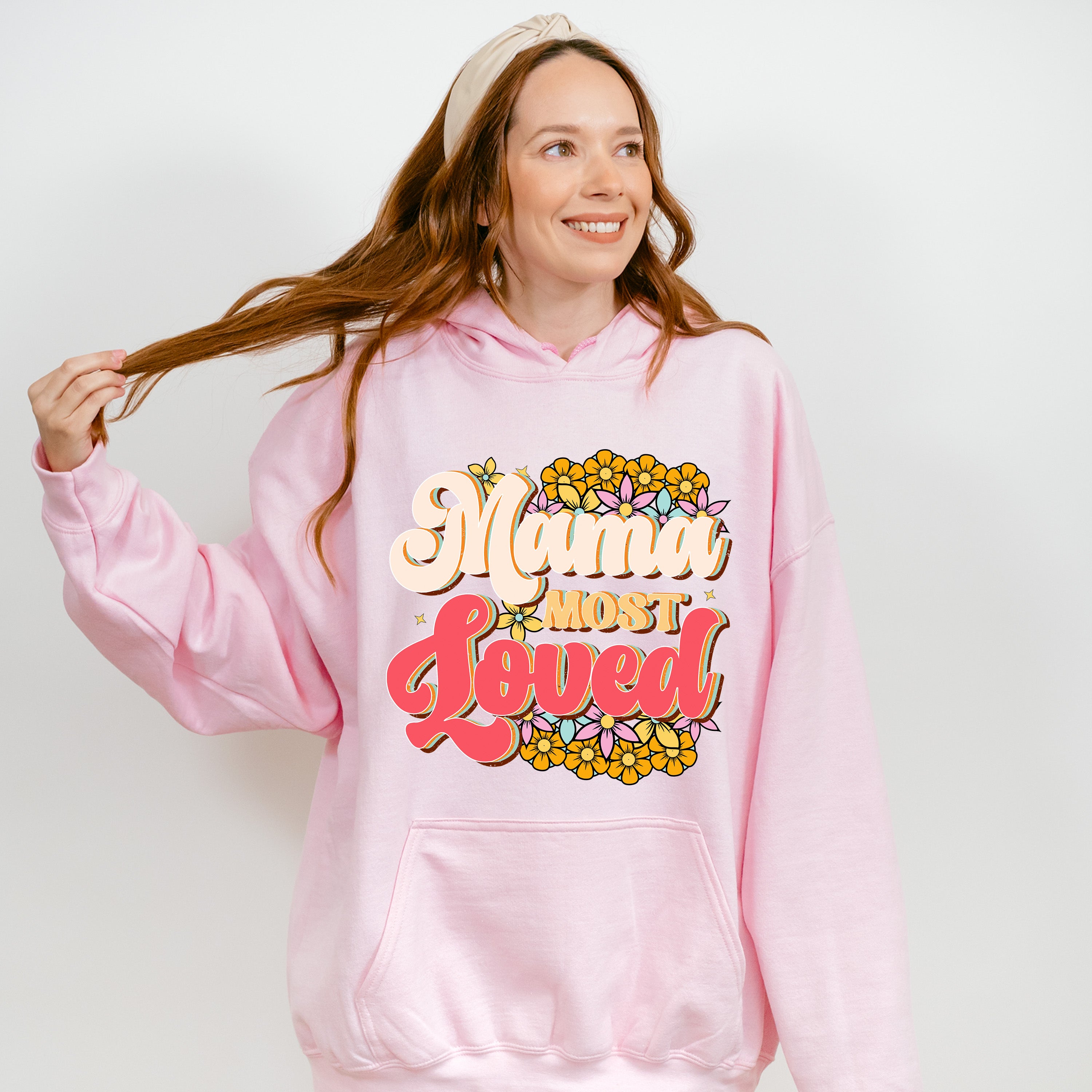 Mama Most Loved Mother's Day Unisex Crewneck T-Shirt Sweatshirt Hoodie