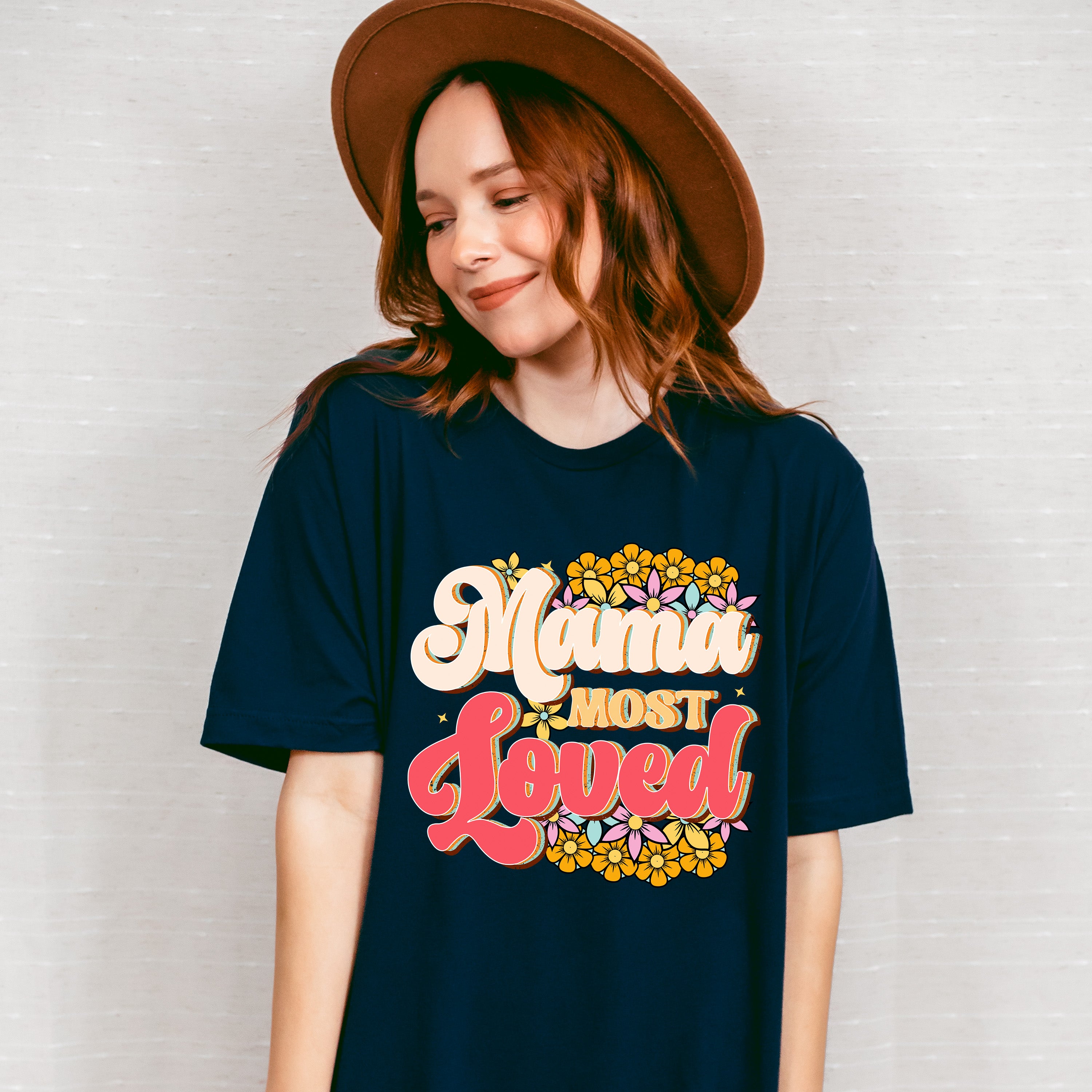 Mama Most Loved Mother's Day Unisex Crewneck T-Shirt Sweatshirt Hoodie