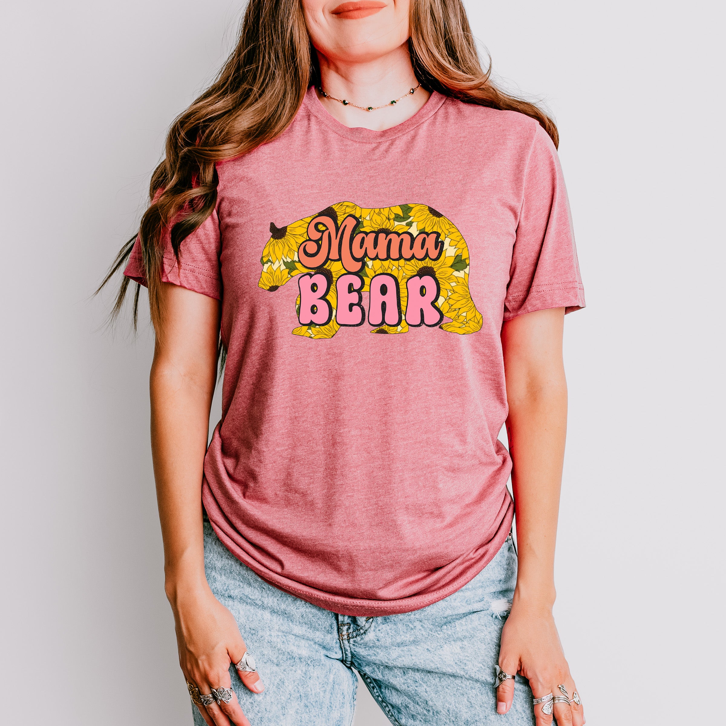 Mama Bear Mother's Day Unisex Crewneck T-Shirt Sweatshirt Hoodie