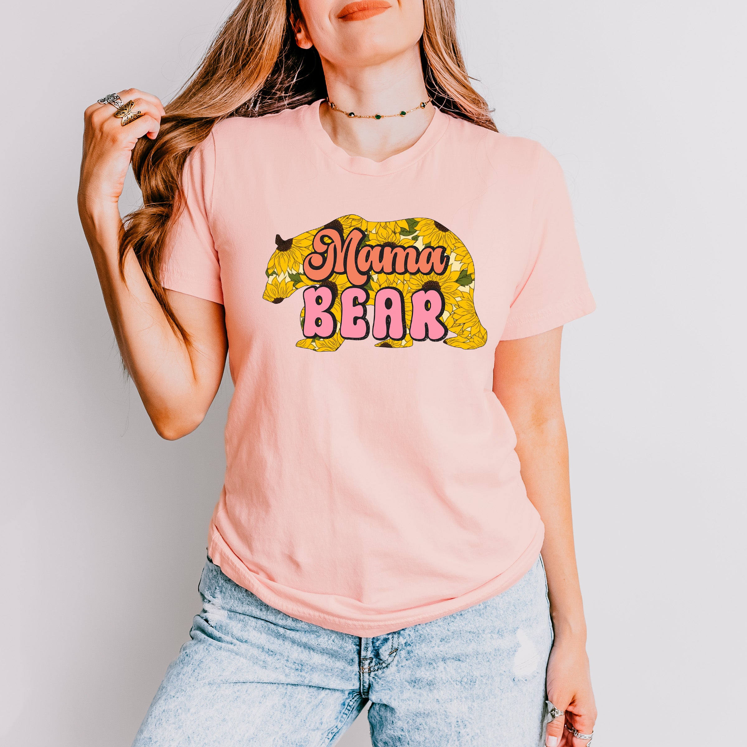 Mama Bear Mother's Day Unisex Crewneck T-Shirt Sweatshirt Hoodie