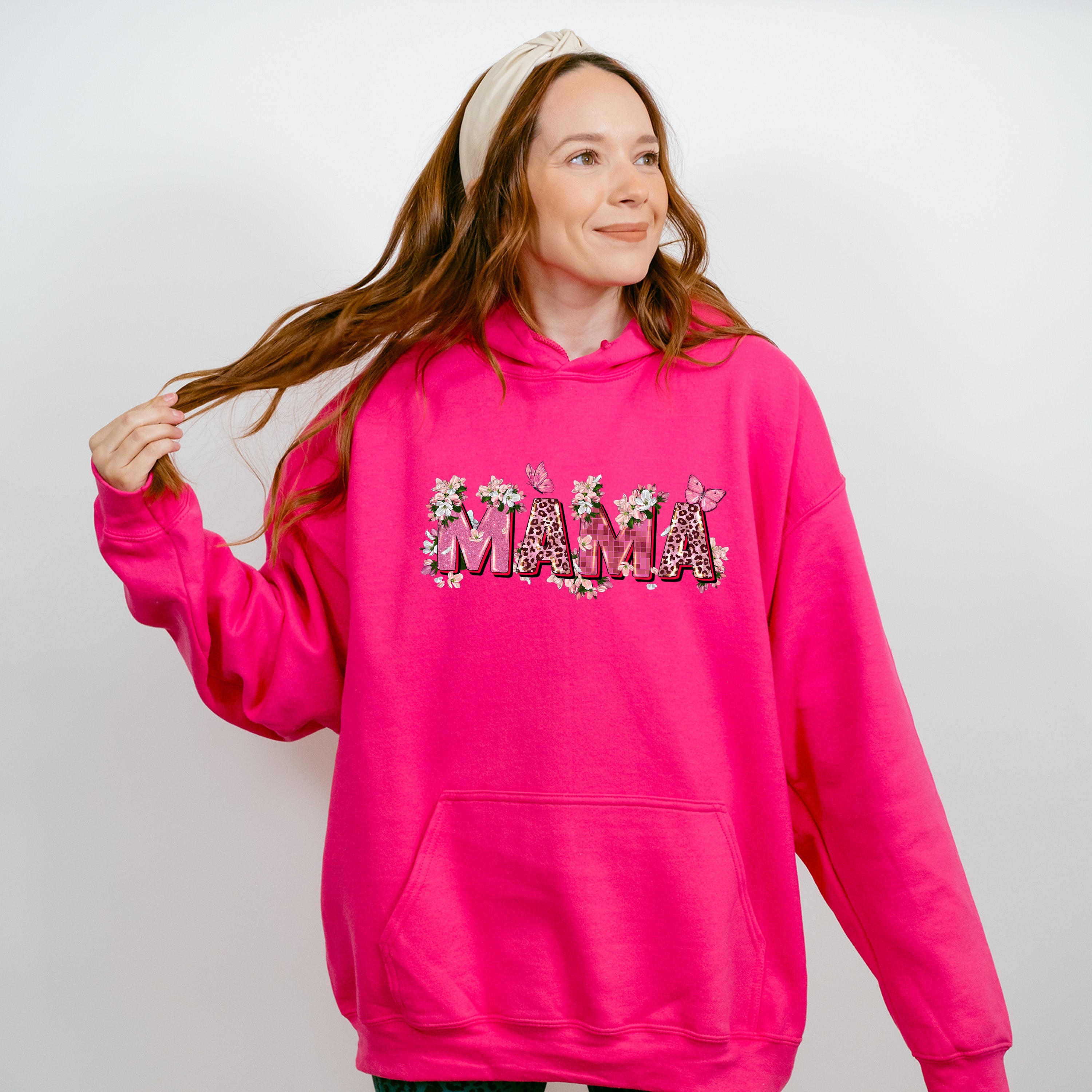 Butterfly Mama Mother's Day Unisex Crewneck T-Shirt Sweatshirt Hoodie