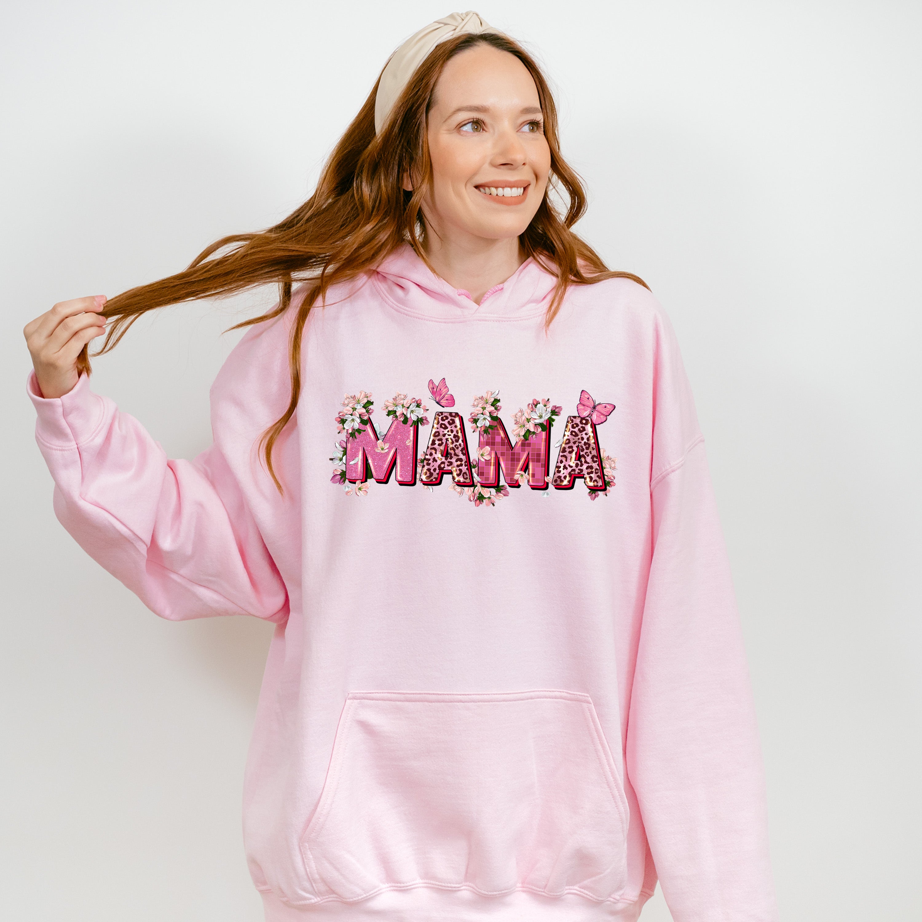 Butterfly Mama Mother's Day Unisex Crewneck T-Shirt Sweatshirt Hoodie
