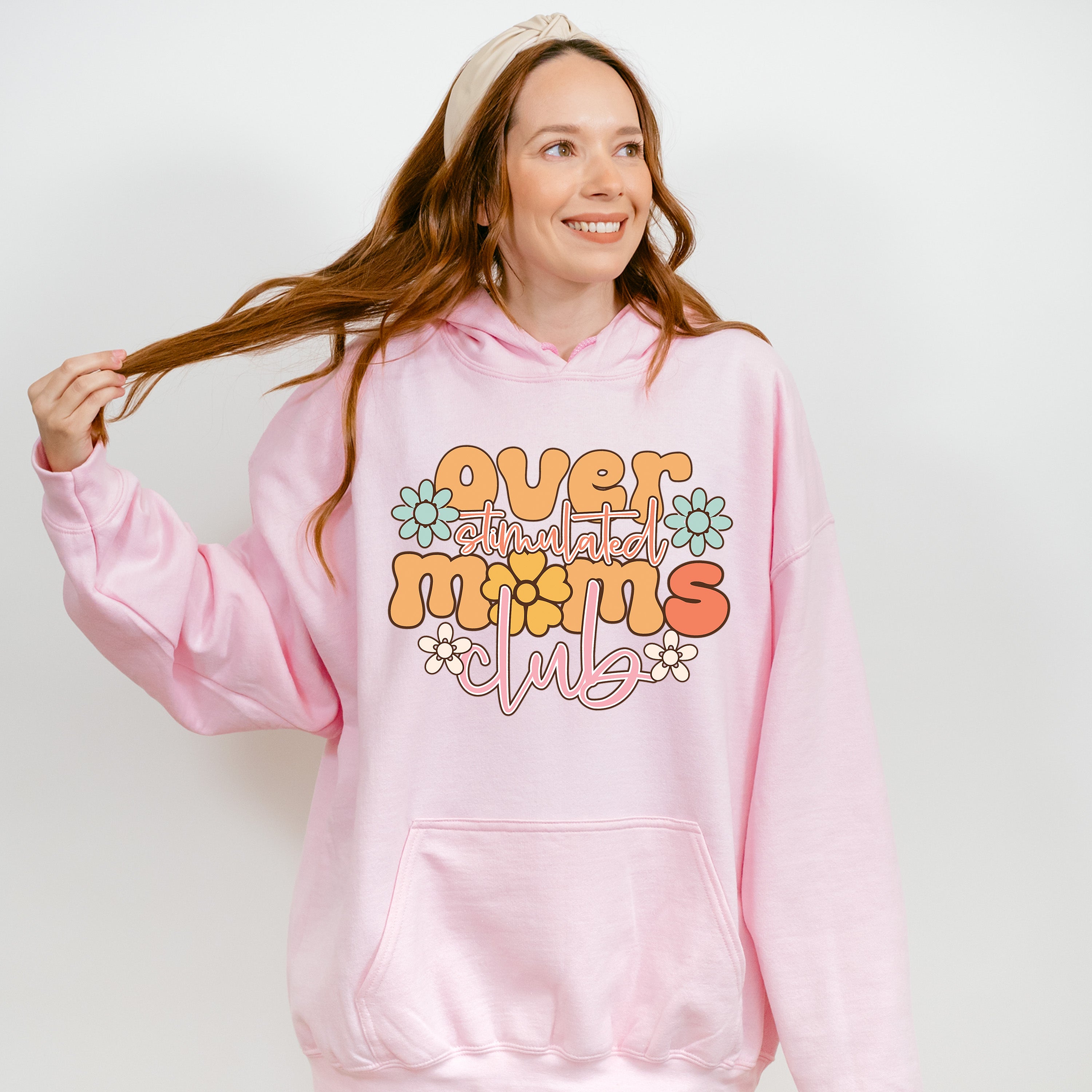 Over Stimulated Moms Club Mother's Day Unisex Crewneck T-Shirt Sweatshirt Hoodie