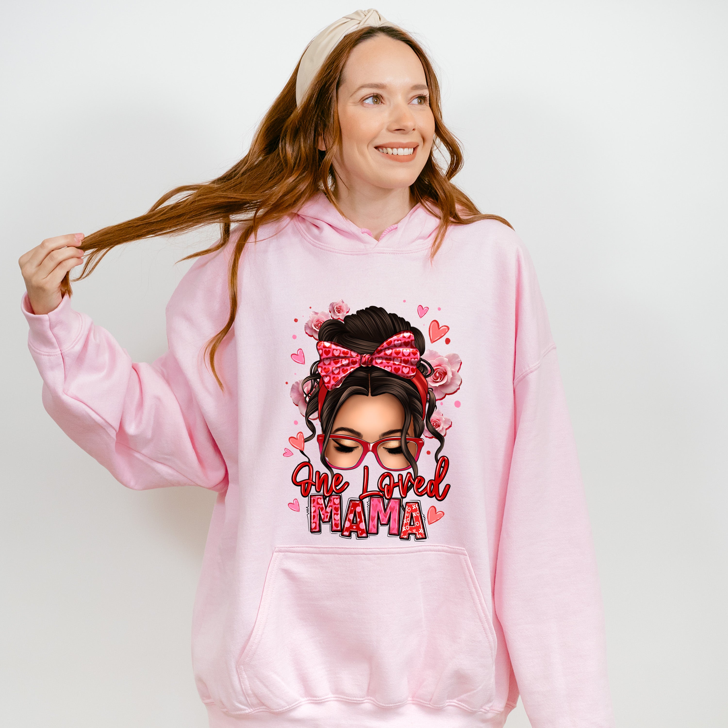 One Loved Mama Mother's Day Unisex Crewneck T-Shirt Sweatshirt Hoodie