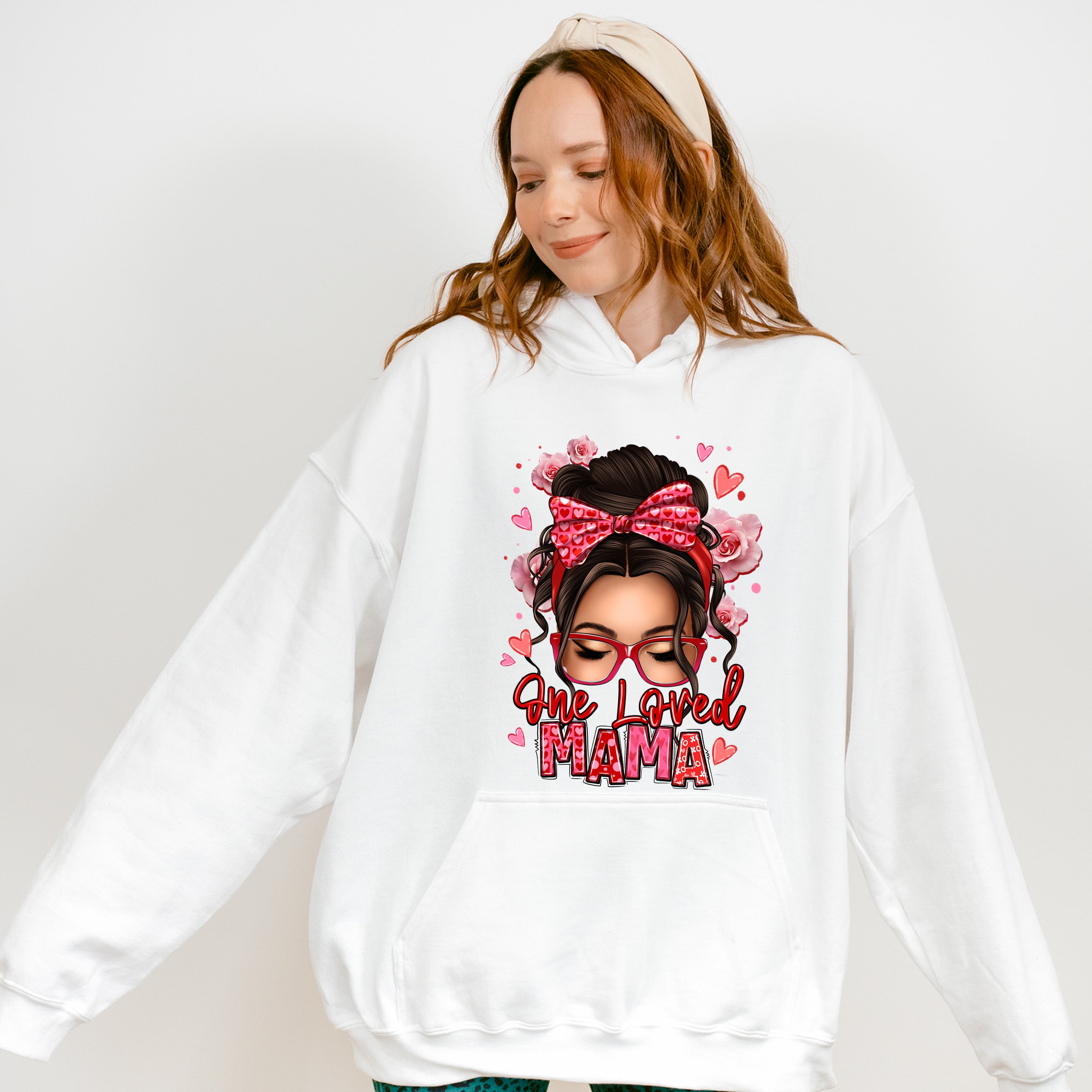 One Loved Mama Mother's Day Unisex Crewneck T-Shirt Sweatshirt Hoodie