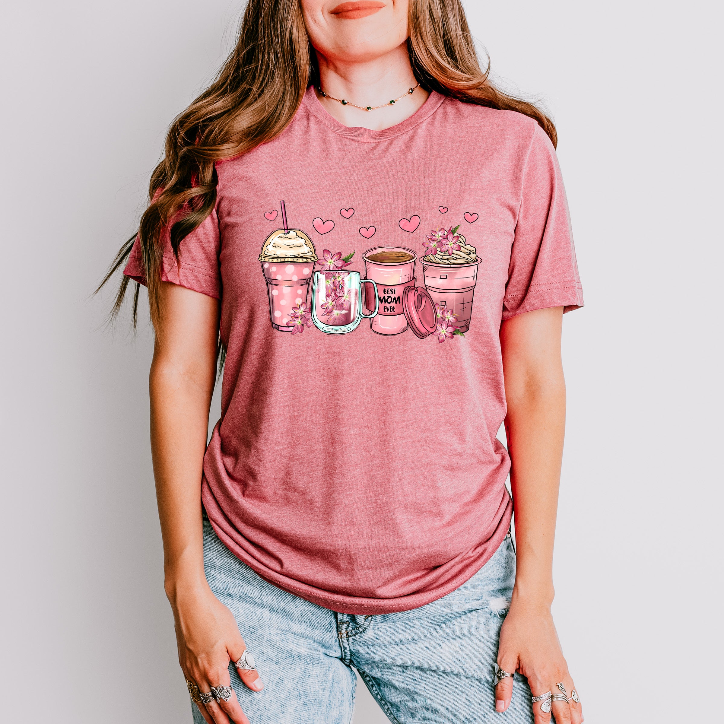 Cups Mother's Day Unisex Crewneck T-Shirt Sweatshirt Hoodie
