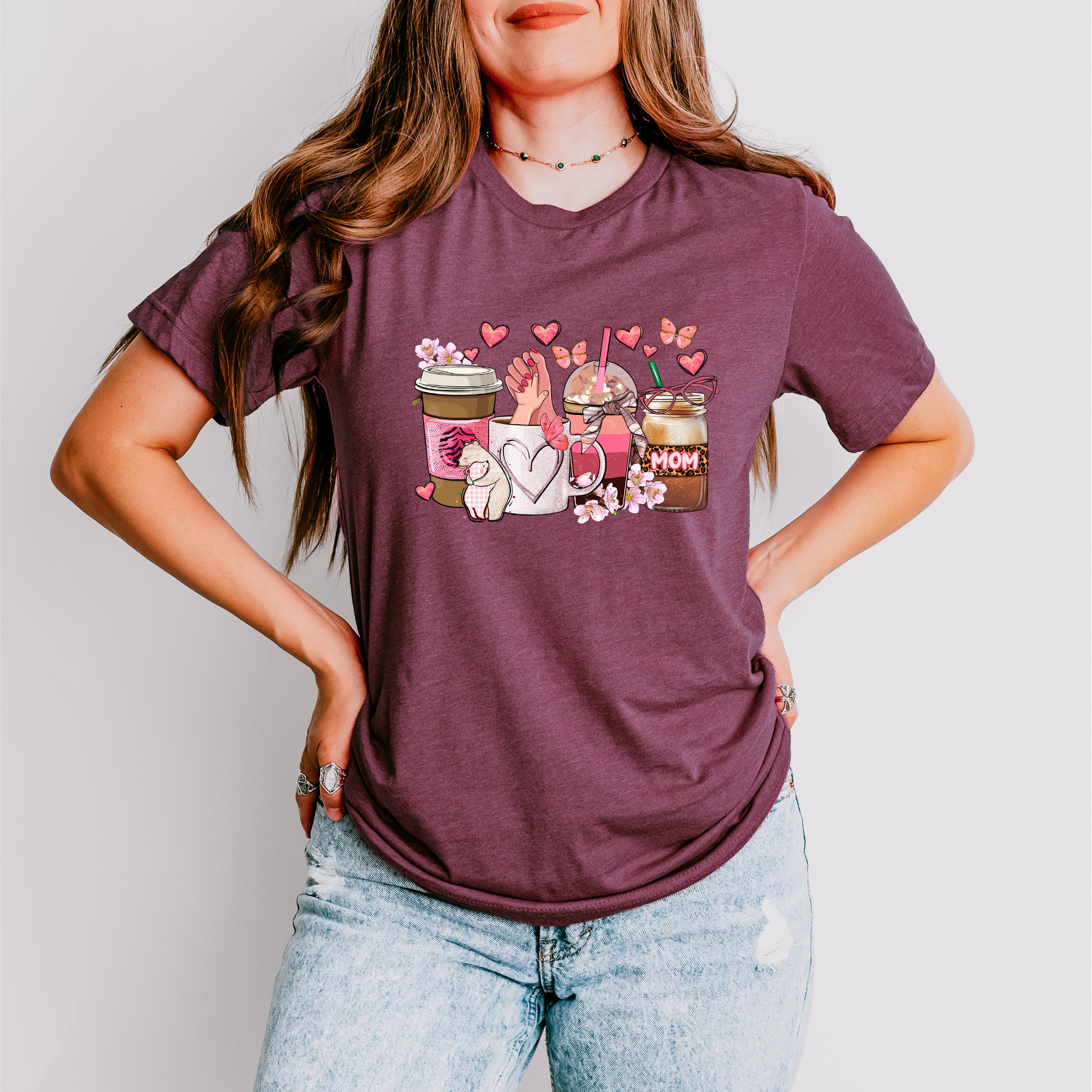 Best Mom Ever Cups Mother's Day Unisex Crewneck T-Shirt Sweatshirt Hoodie
